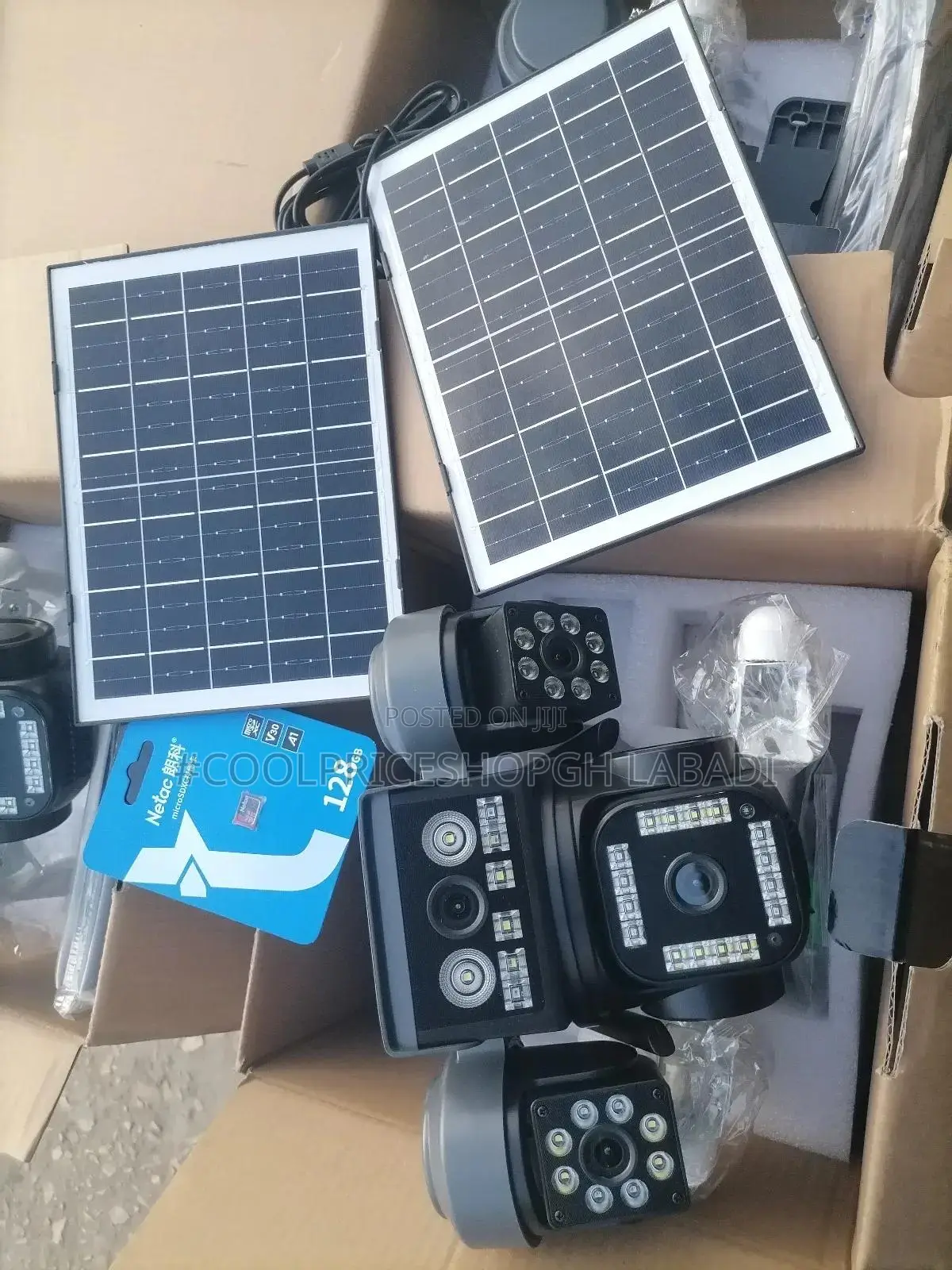 Solar Powered Aov 4 Lens 4g Camera