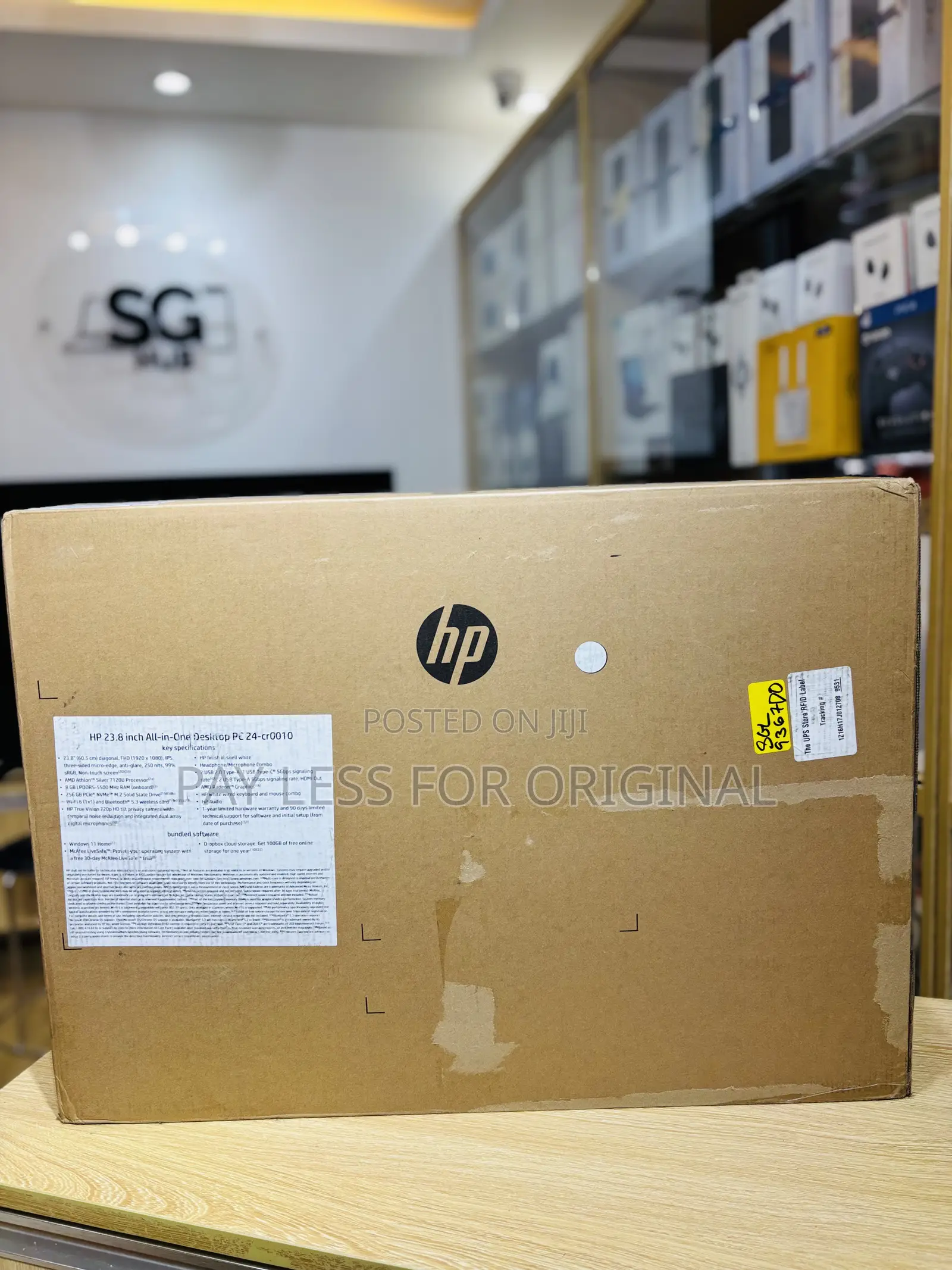 New Desktop Computer HP AiO 24 8GB AMD SSD 256GB