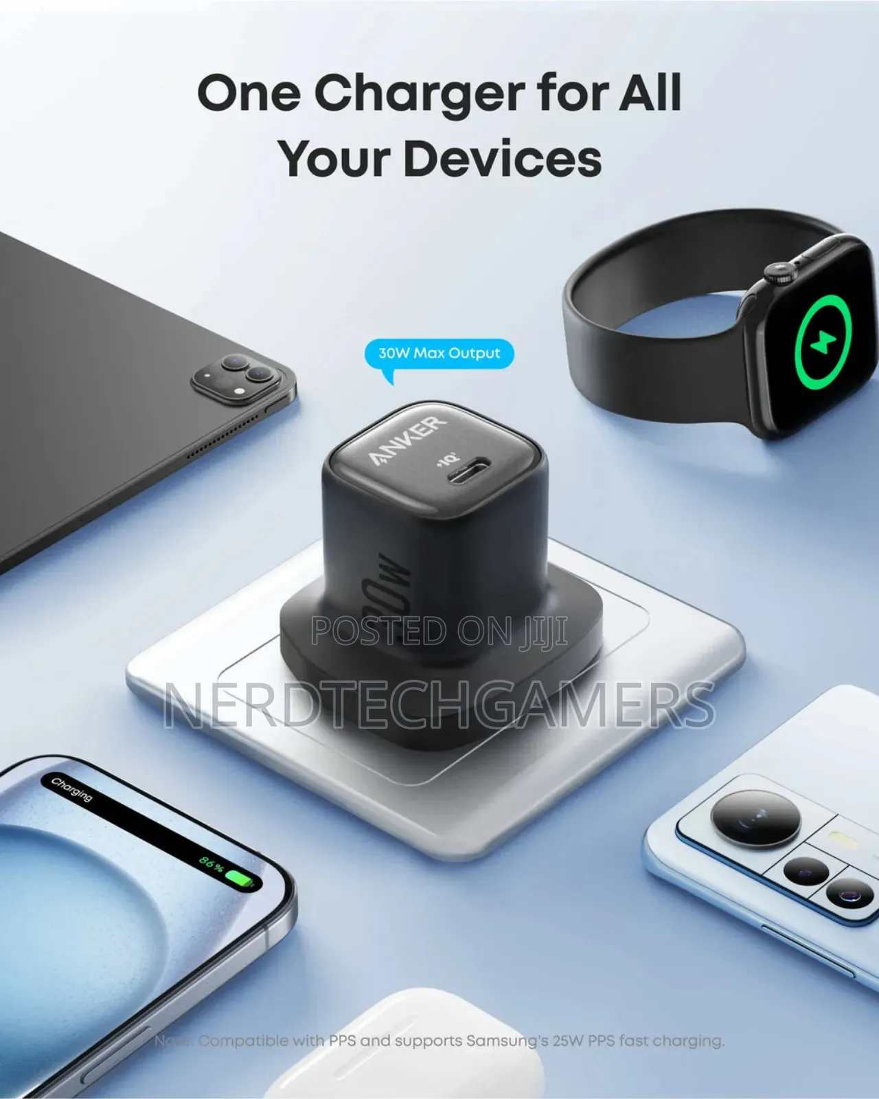 Anker Zolo 30w Charger With C Cable