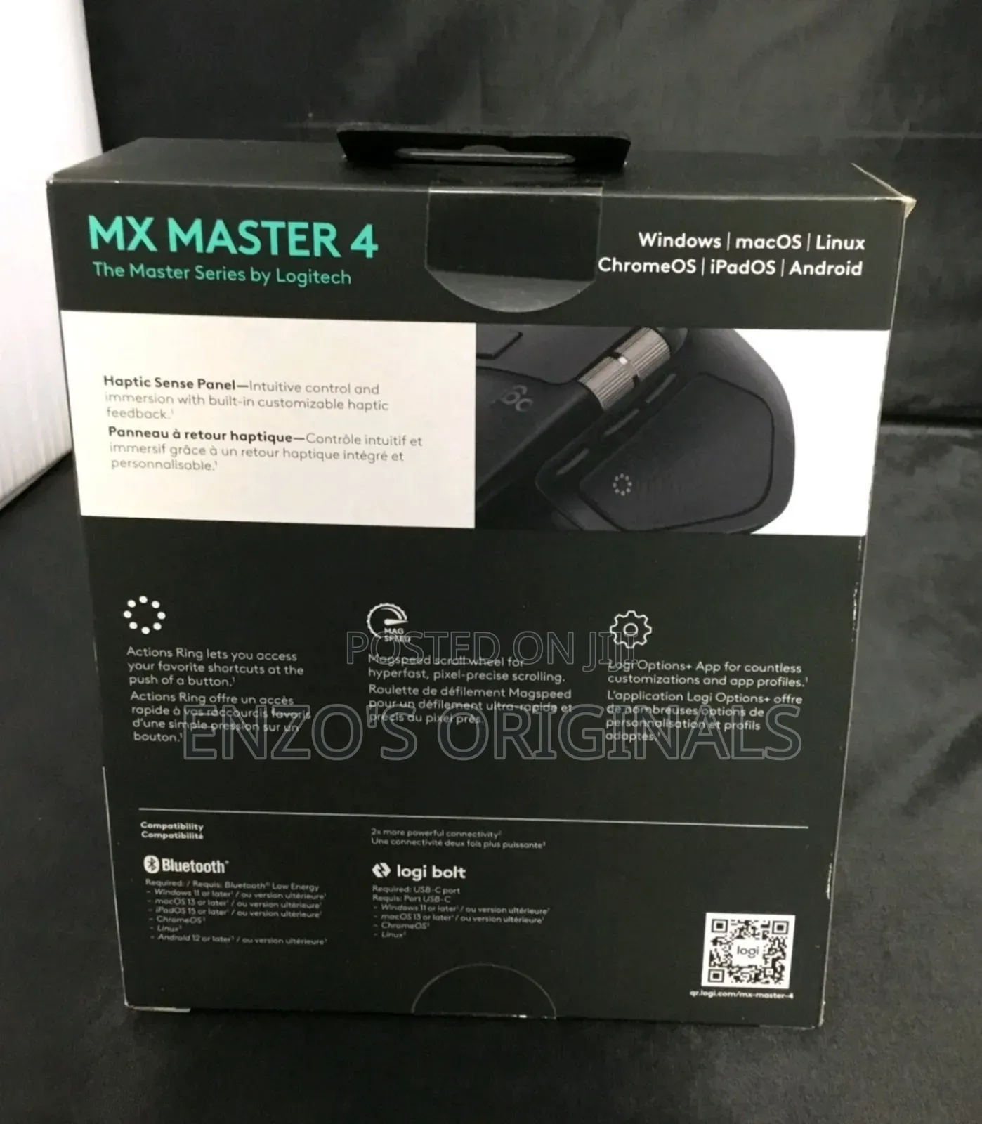 Logitech Mx Master 4 Wireless Mouse Genuine Black