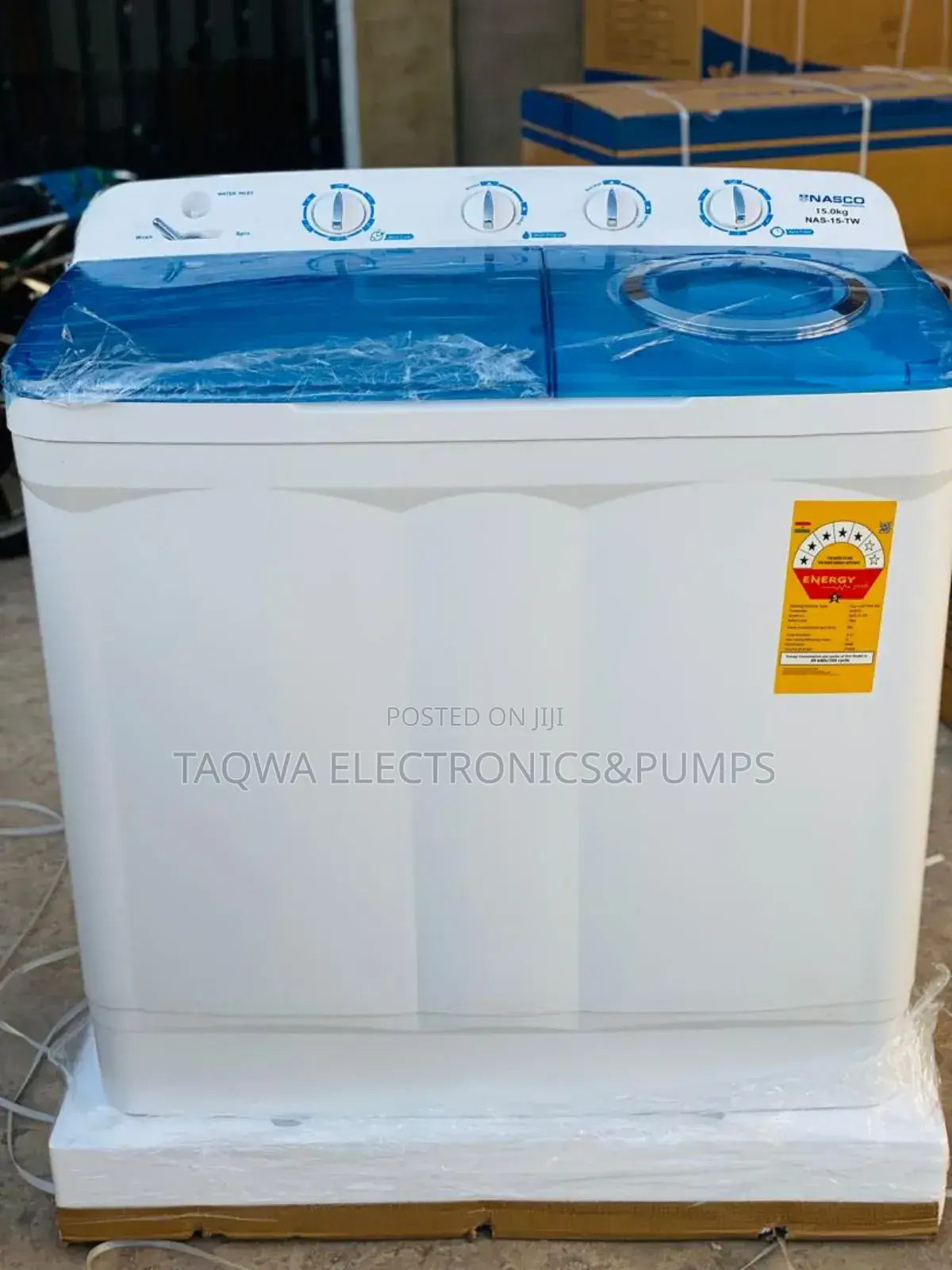 Rightly for Laundry Nasco 15kg Semi Automatic Washing Machine