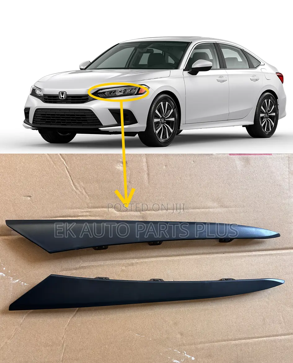 Honda Civic Headlight Chrome Trim Strip 2022 2023 2024 2025