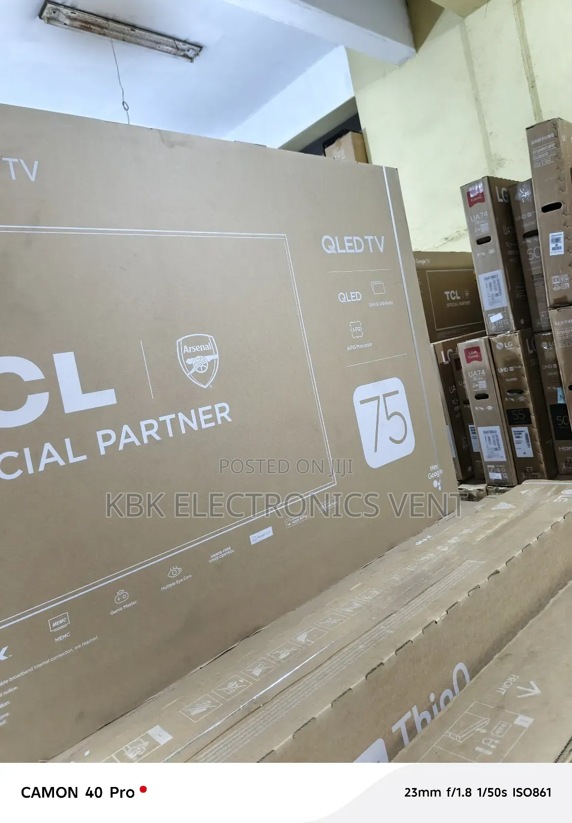 TCL 75qled Smart HDR Satellite Digital Led Tv
