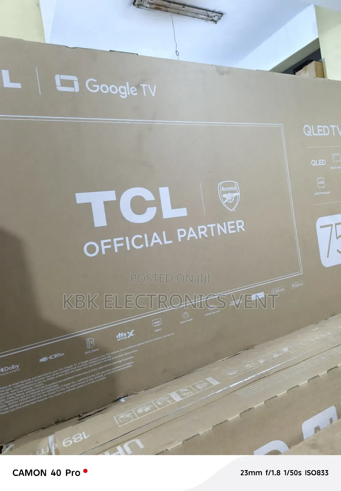 TCL 75qled Smart HDR Satellite Digital Led Tv