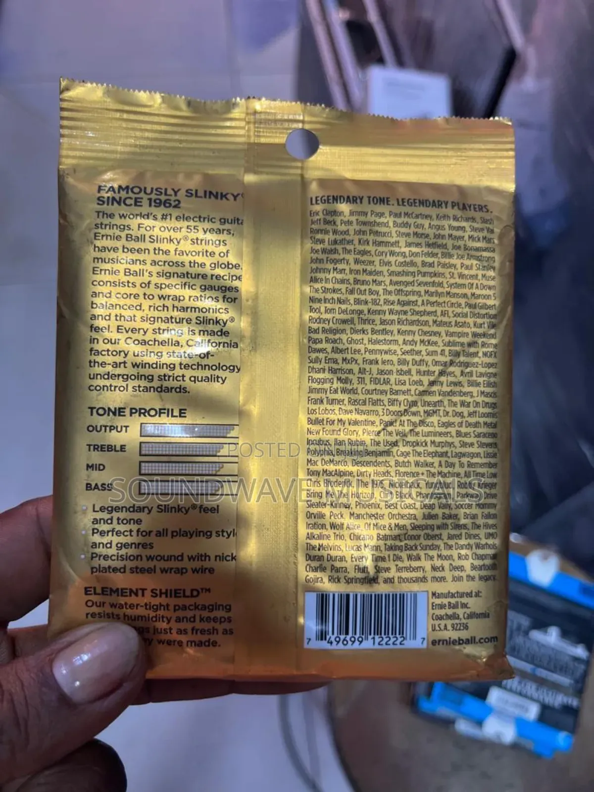 Lead Strings Ernie Ball