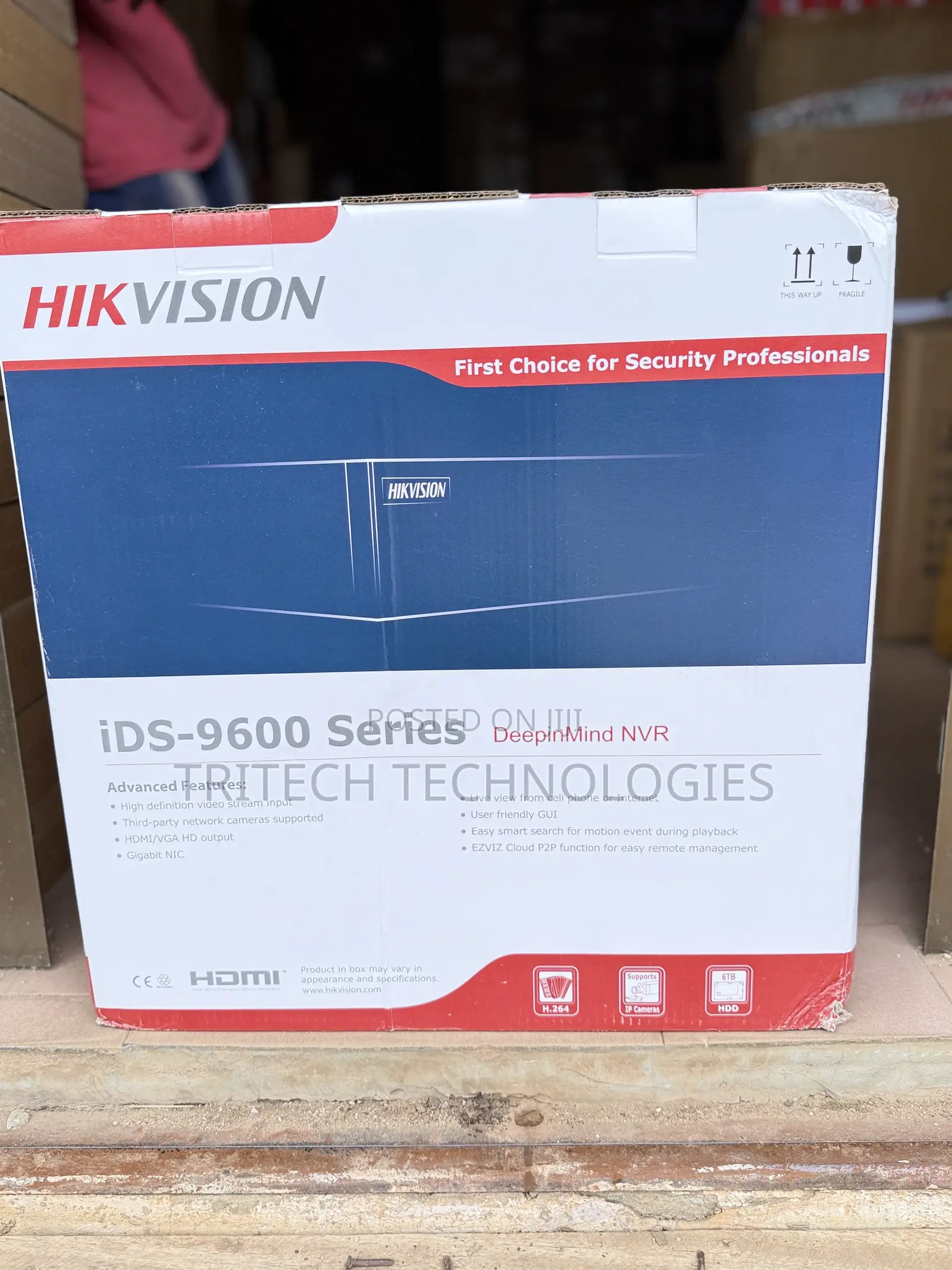 Hikvision Ids-9664nx1-P8 Deepinmind Pro NVR 64ch None Poe