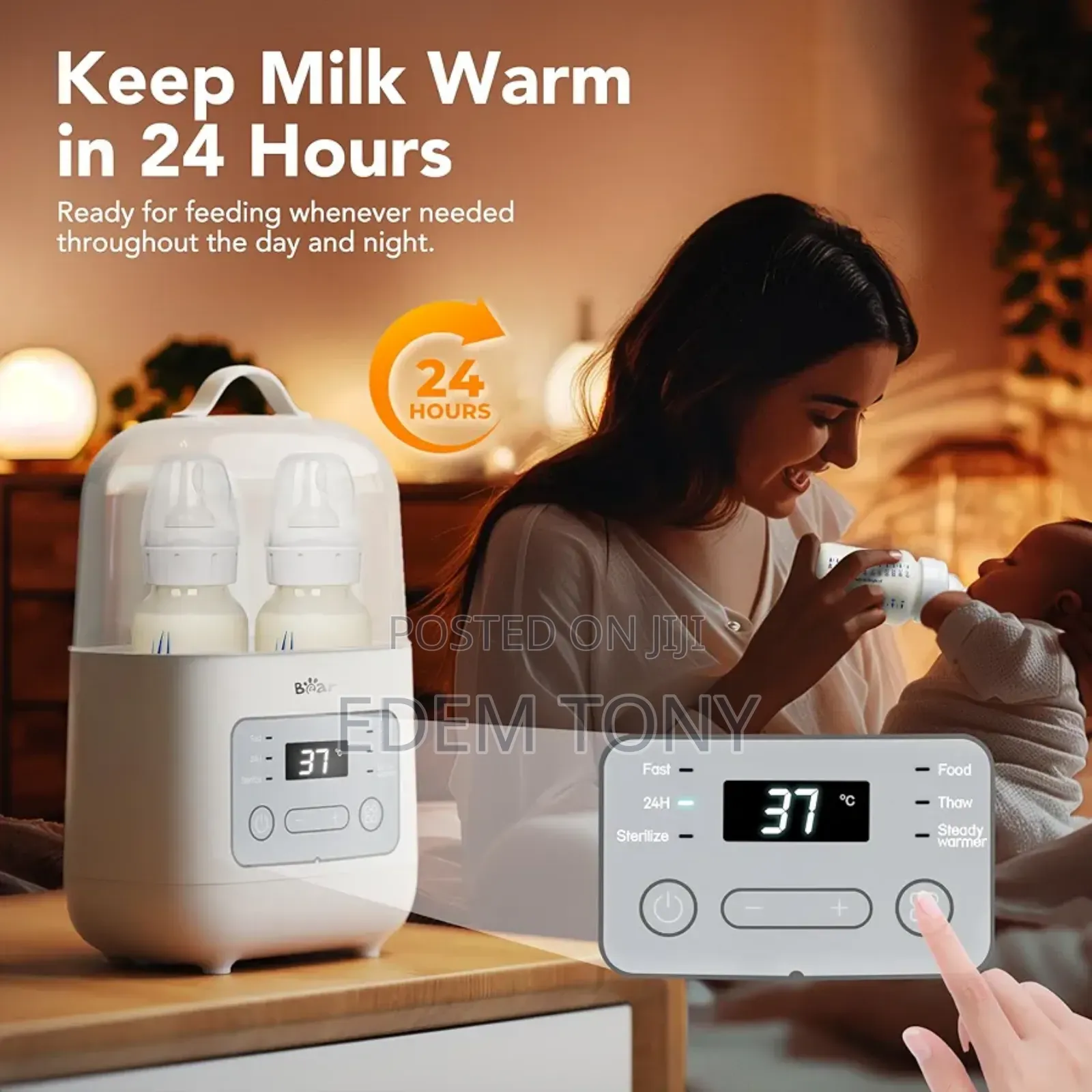 Bear Double Bottle Warmer and Sterilizer