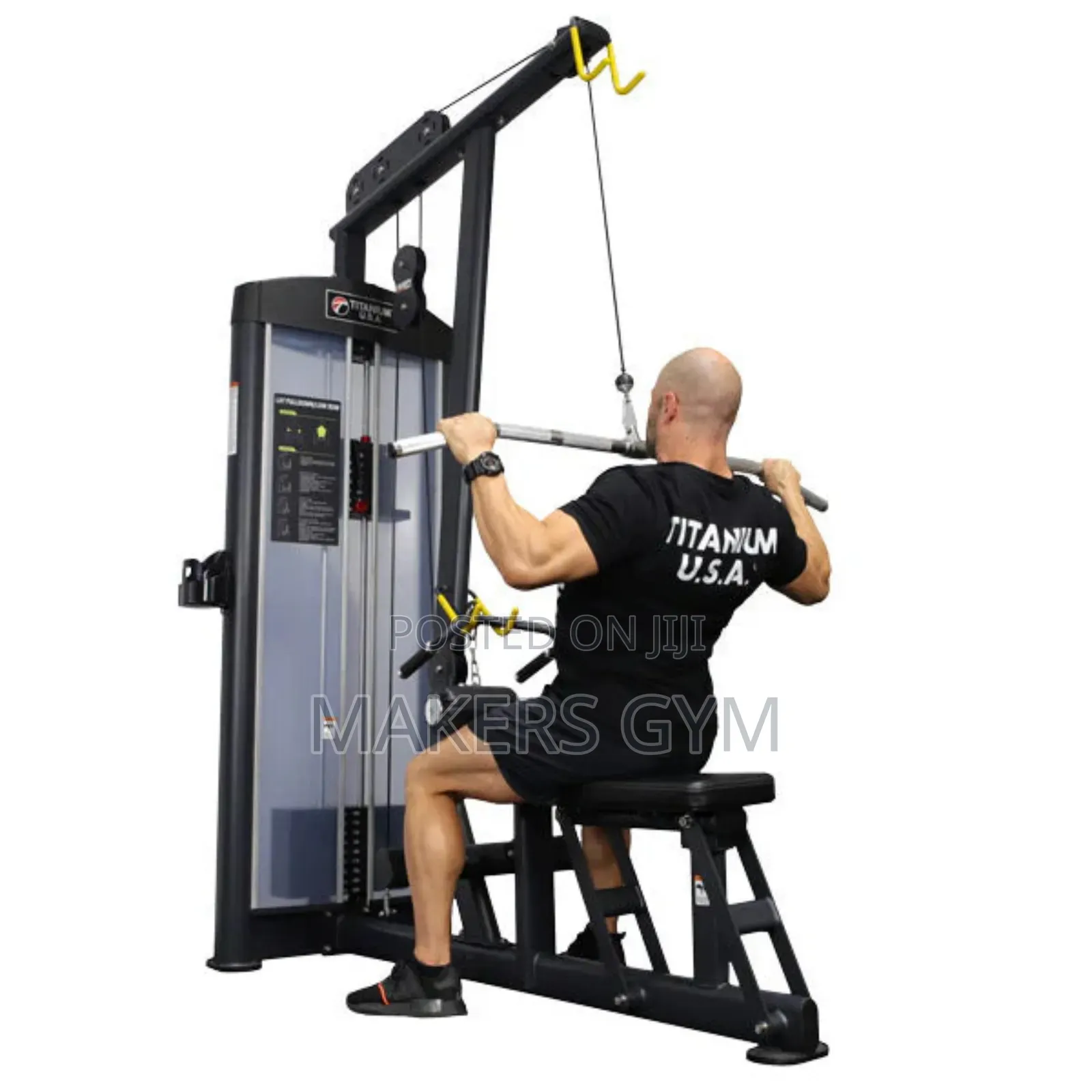 Lat Pulldown and Seated Row Machine (Heavy -Duty)
