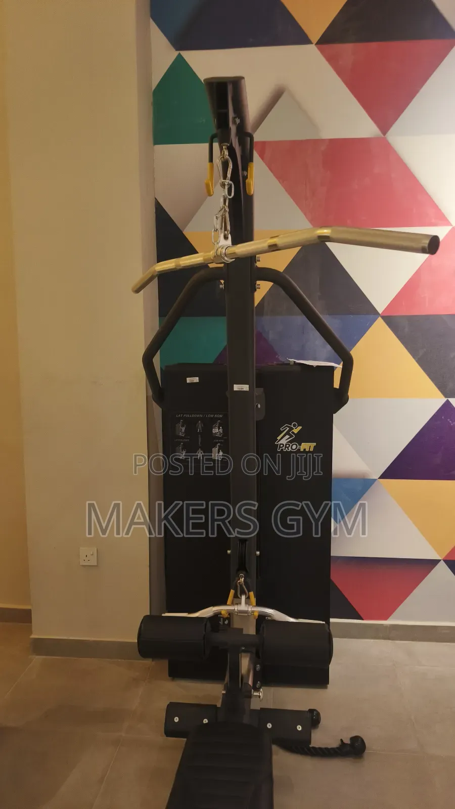 Lat Pulldown and Seated Row Machine (Heavy -Duty)