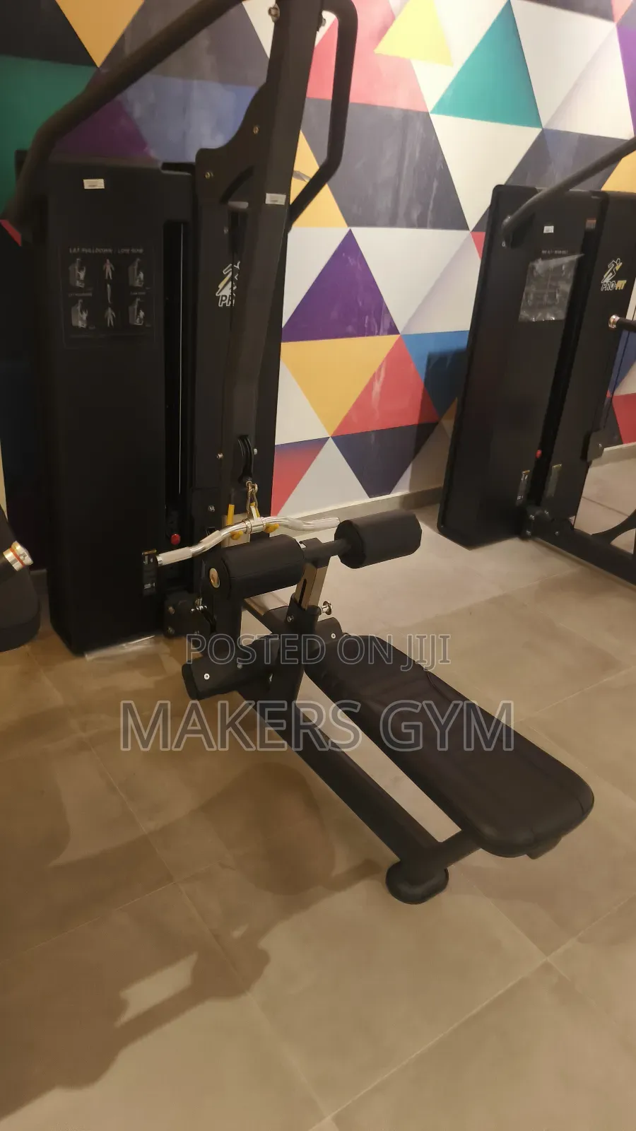 Lat Pulldown and Seated Row Machine (Heavy -Duty)
