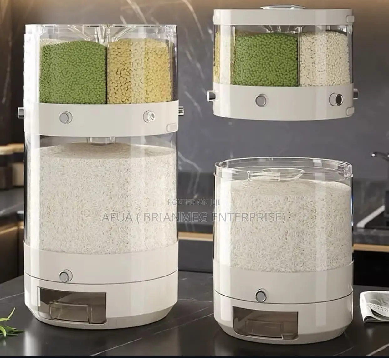 Dual Bucket Grain Dispenser ( Rice Bucket )