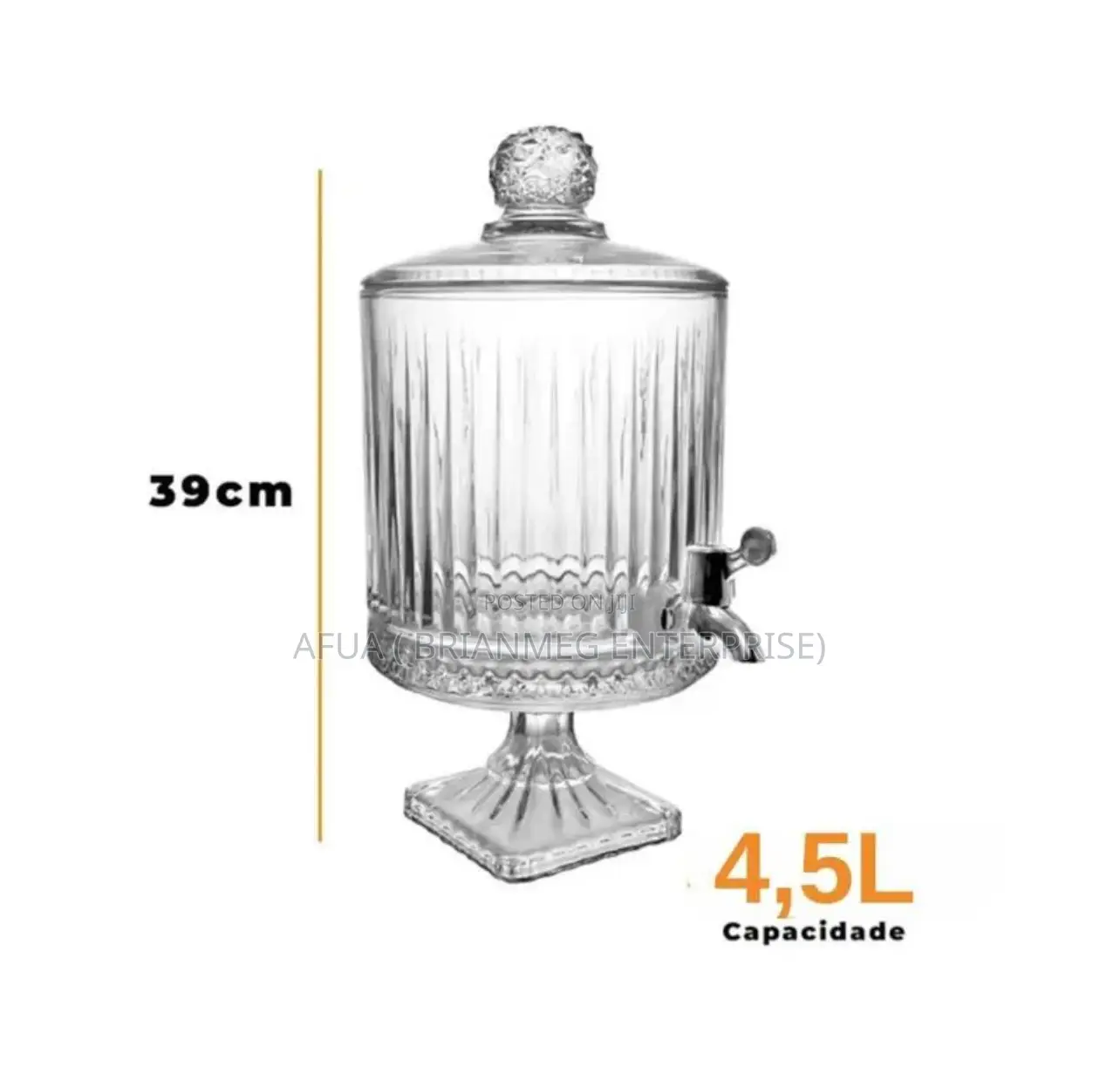 Luxury 4.5l Glass Dispenser