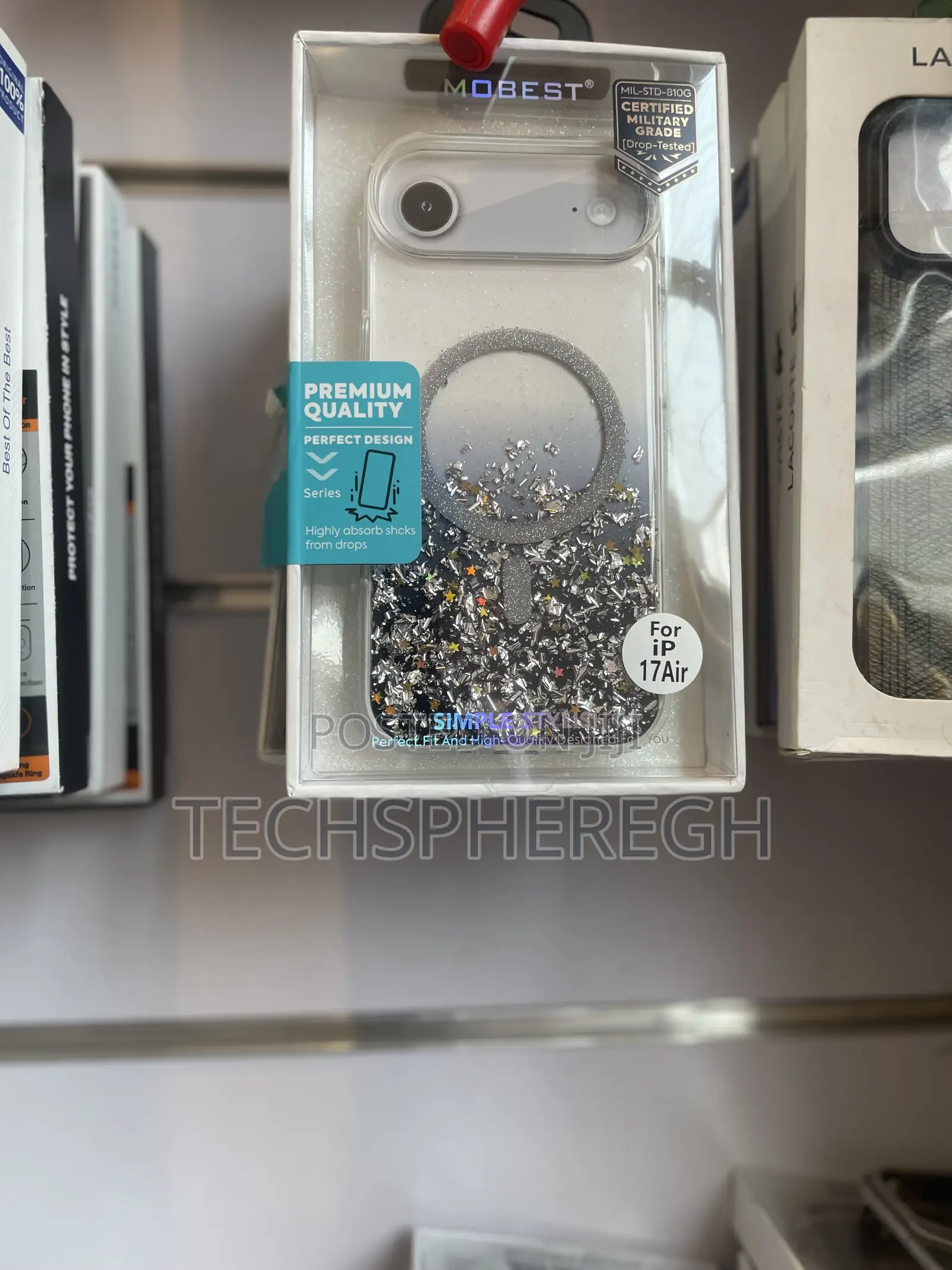 Mobest Military-Grade Glitter Case for iPhone 17 Air