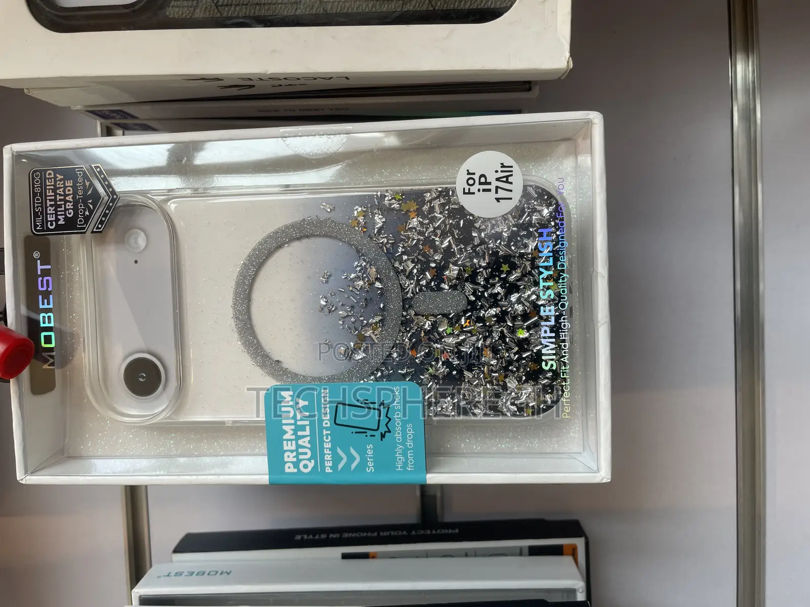 Mobest Military-Grade Glitter Case for iPhone 17 Air