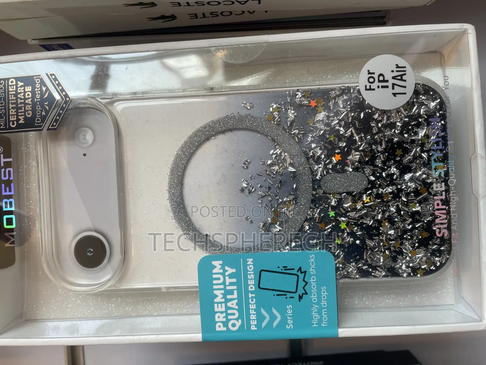 Mobest Military-Grade Glitter Case for iPhone 17 Air
