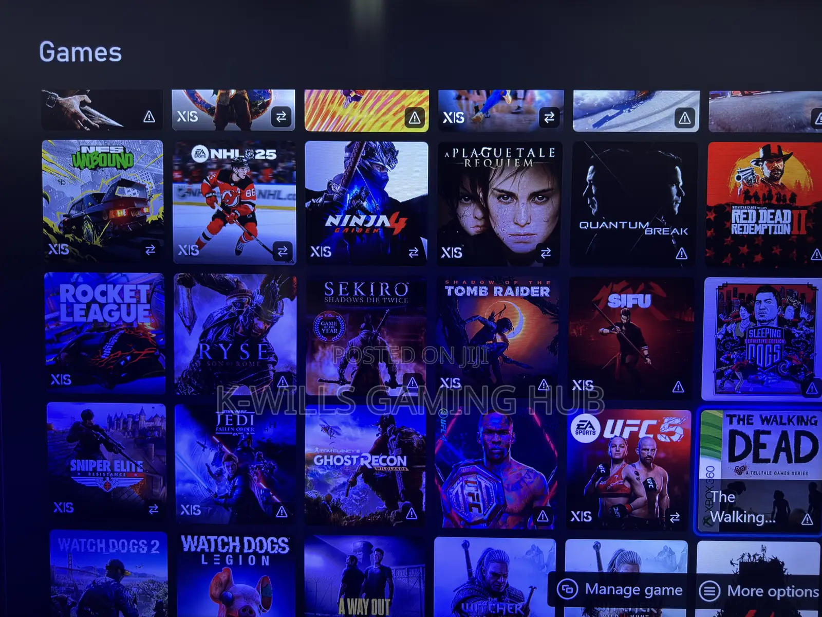 Xbox One/Series Digital Games Account ( Instant Delivery)