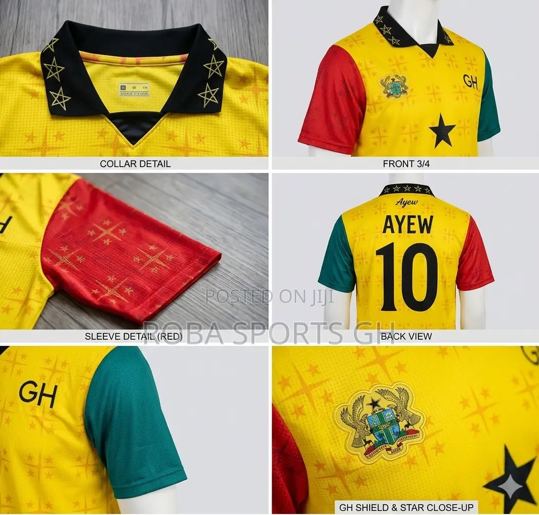 Ghana Coat of Arms Jersey