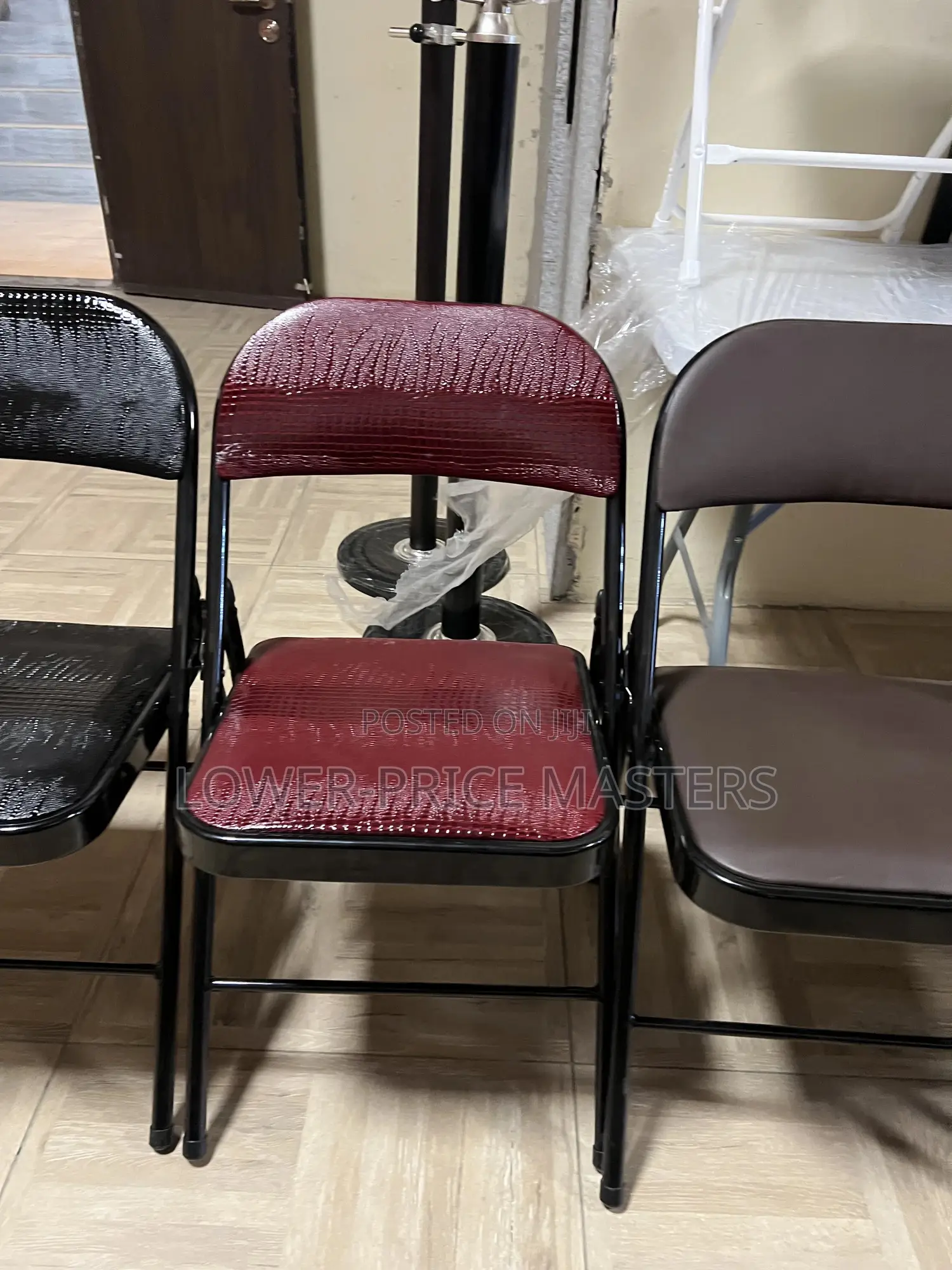 Foldable Leather Church/ Office / Conference Chairs