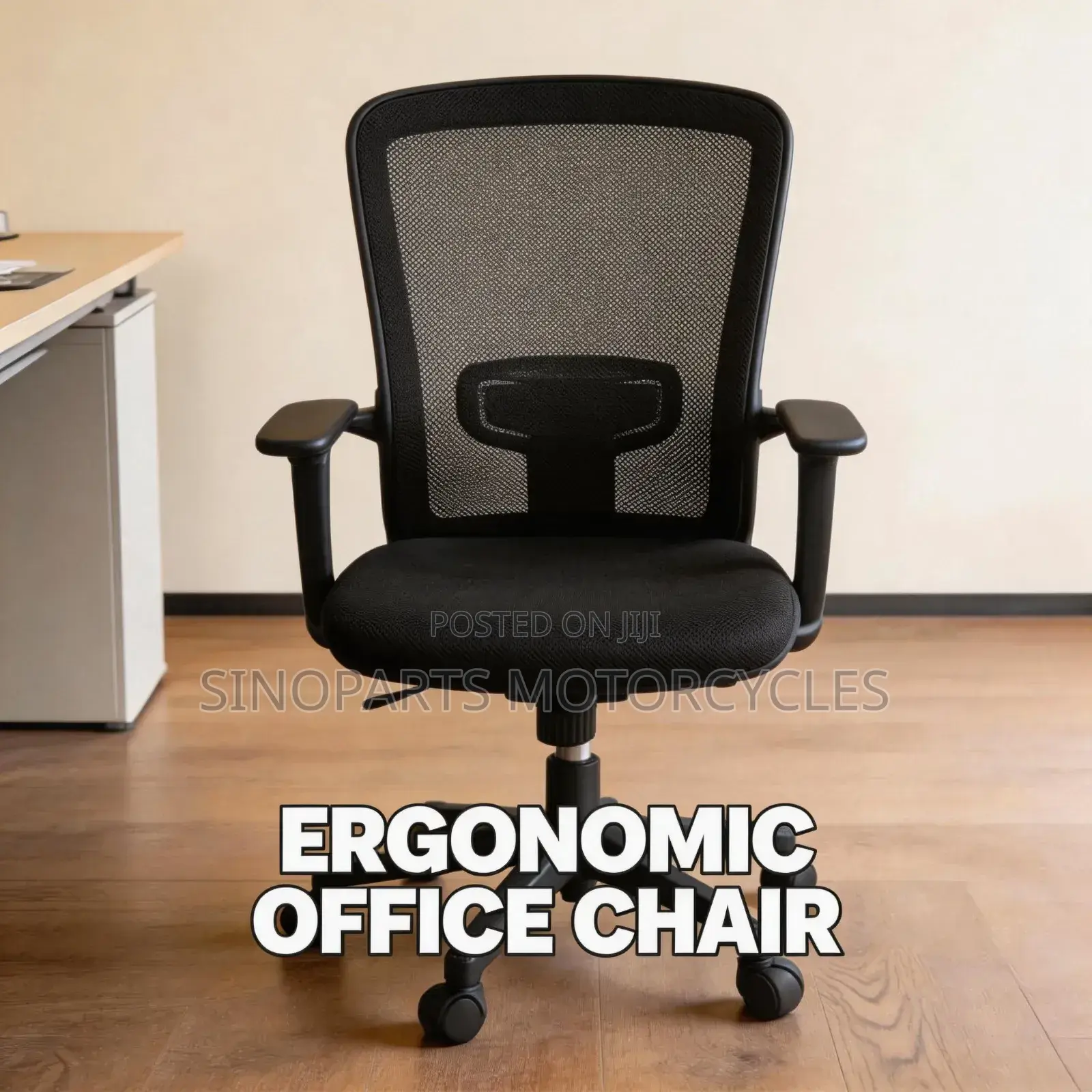 Ergonomic Office Chair Adjustable Mesh Back Comfortable Durable