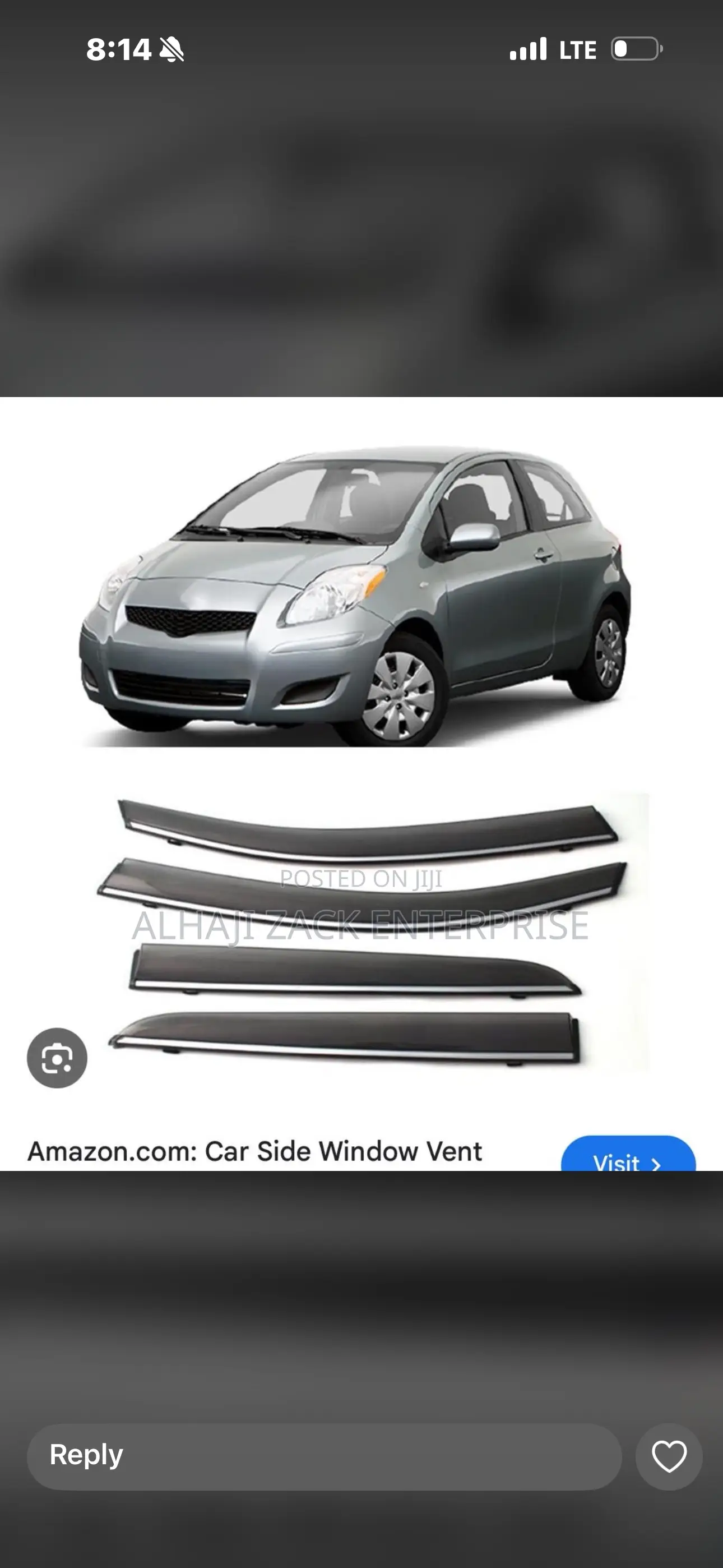 Toyota Vitz 2009 Sun Shade Original