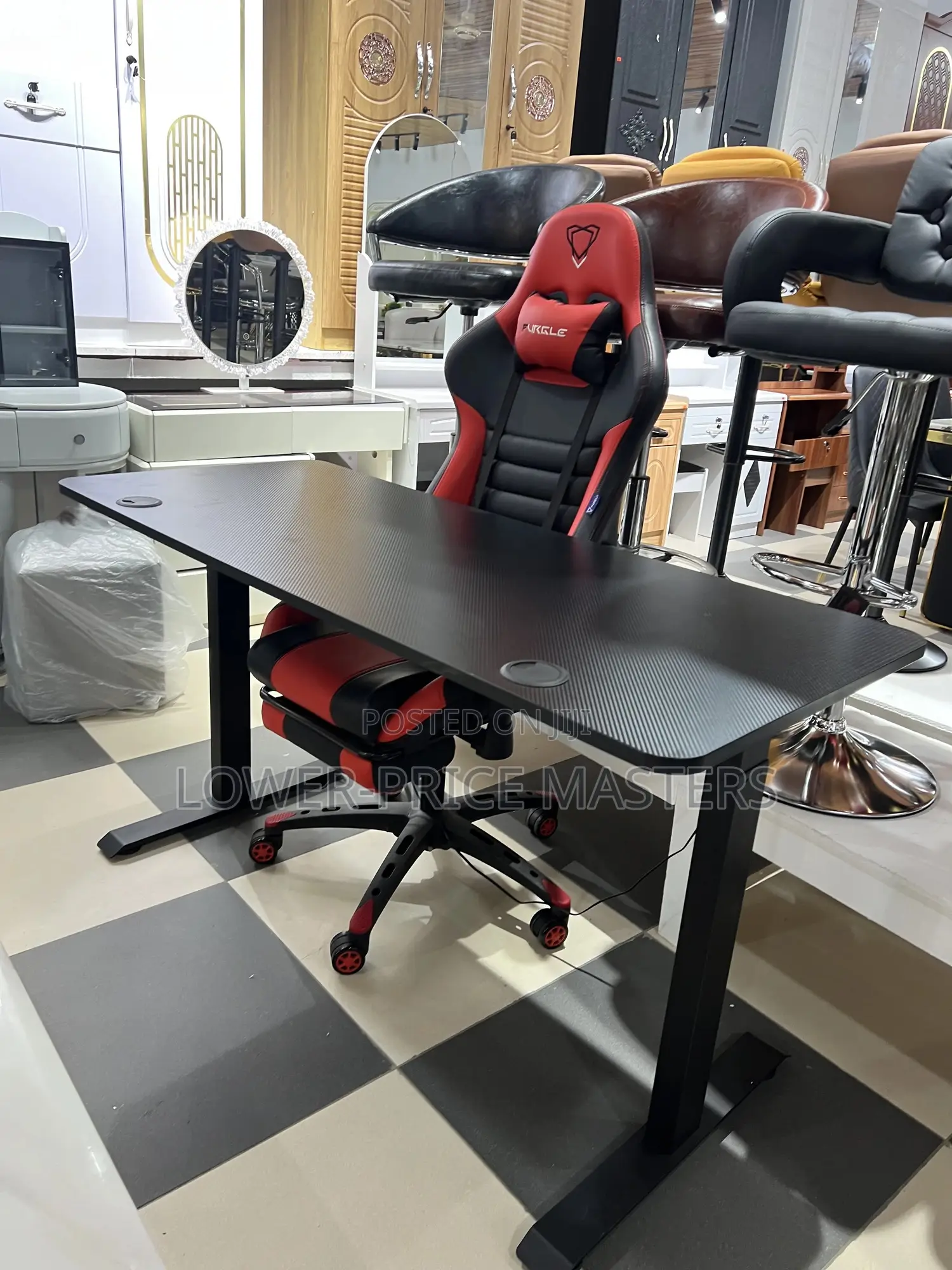 Electric Gaming Table And Chair Complete Set