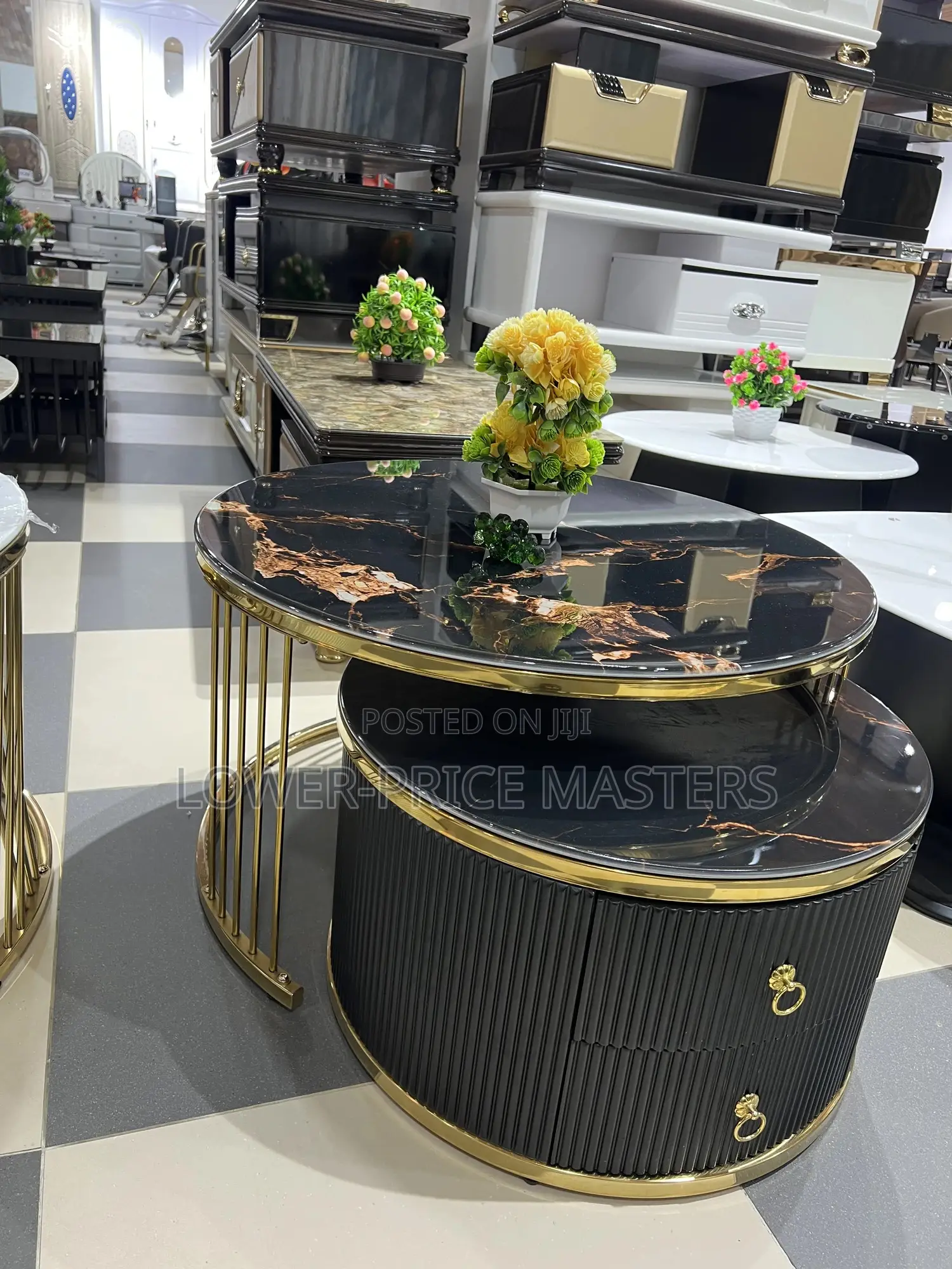 Royal Marble 2 in 1 Center Table