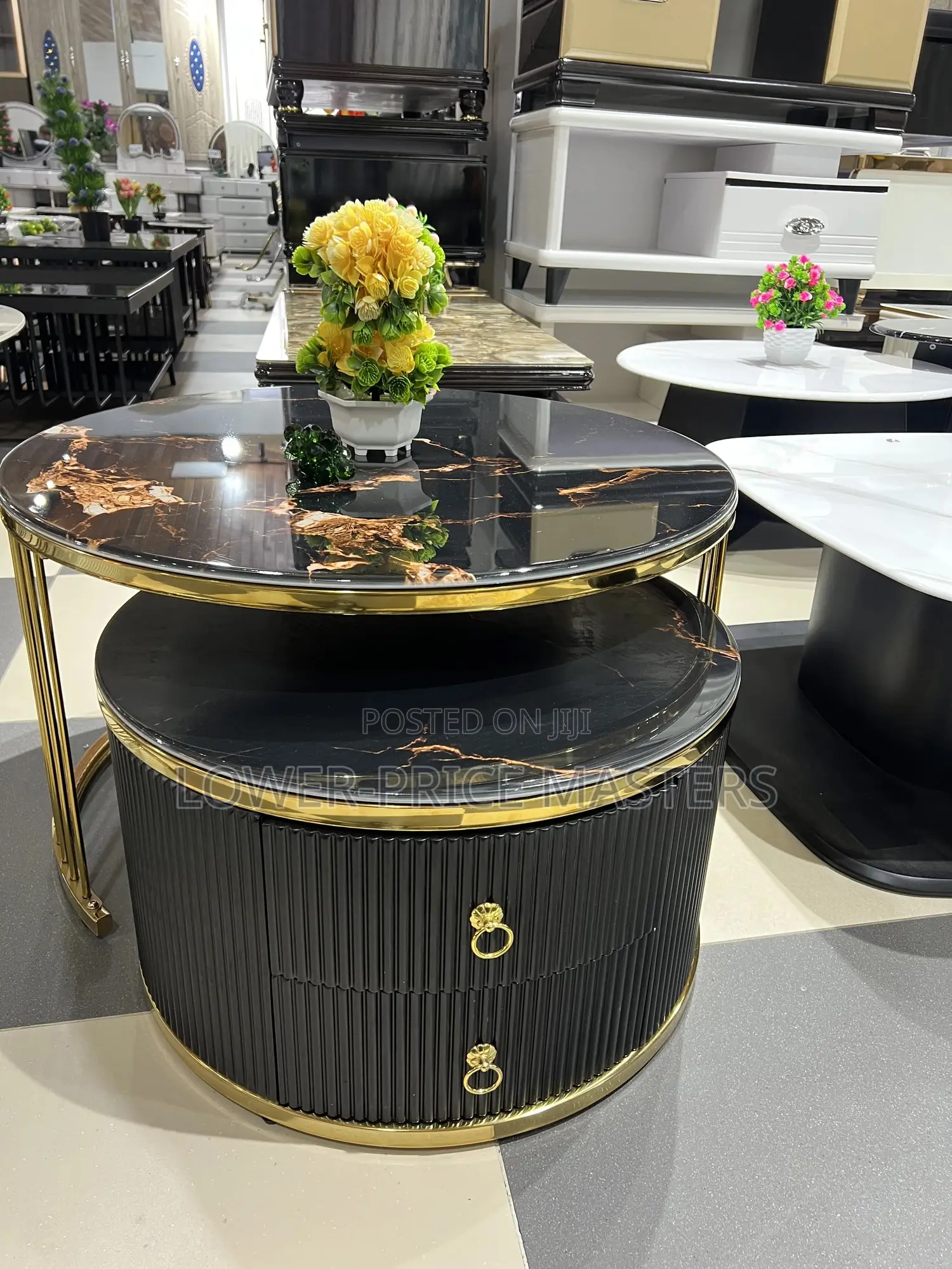 Royal Marble 2 in 1 Center Table