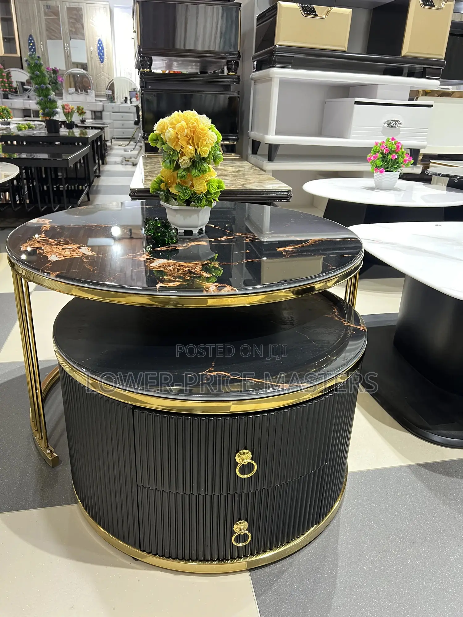 Royal Marble 2 in 1 Center Table