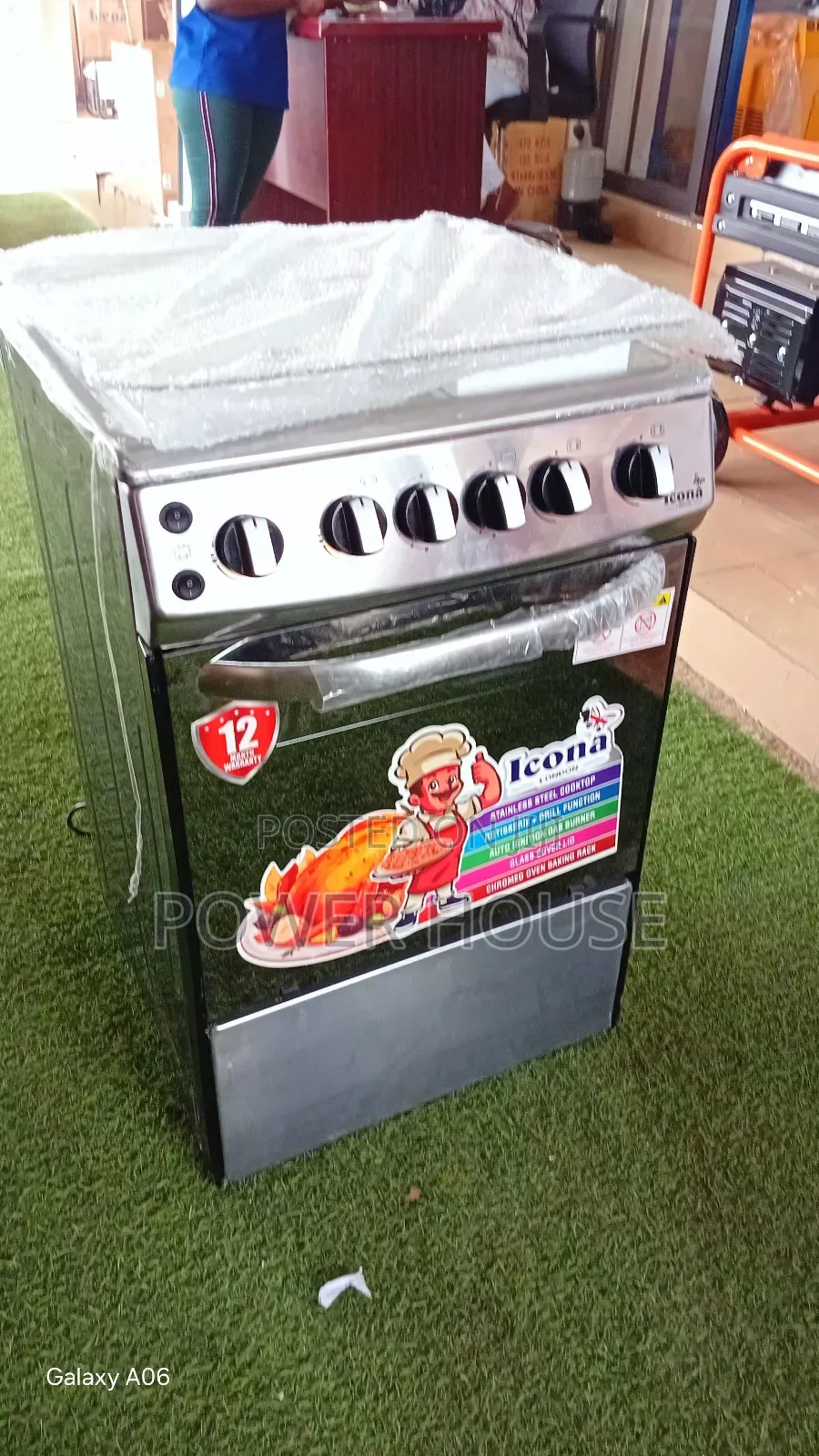 Fast Cook Icona London 4 Burner Gas Cooker