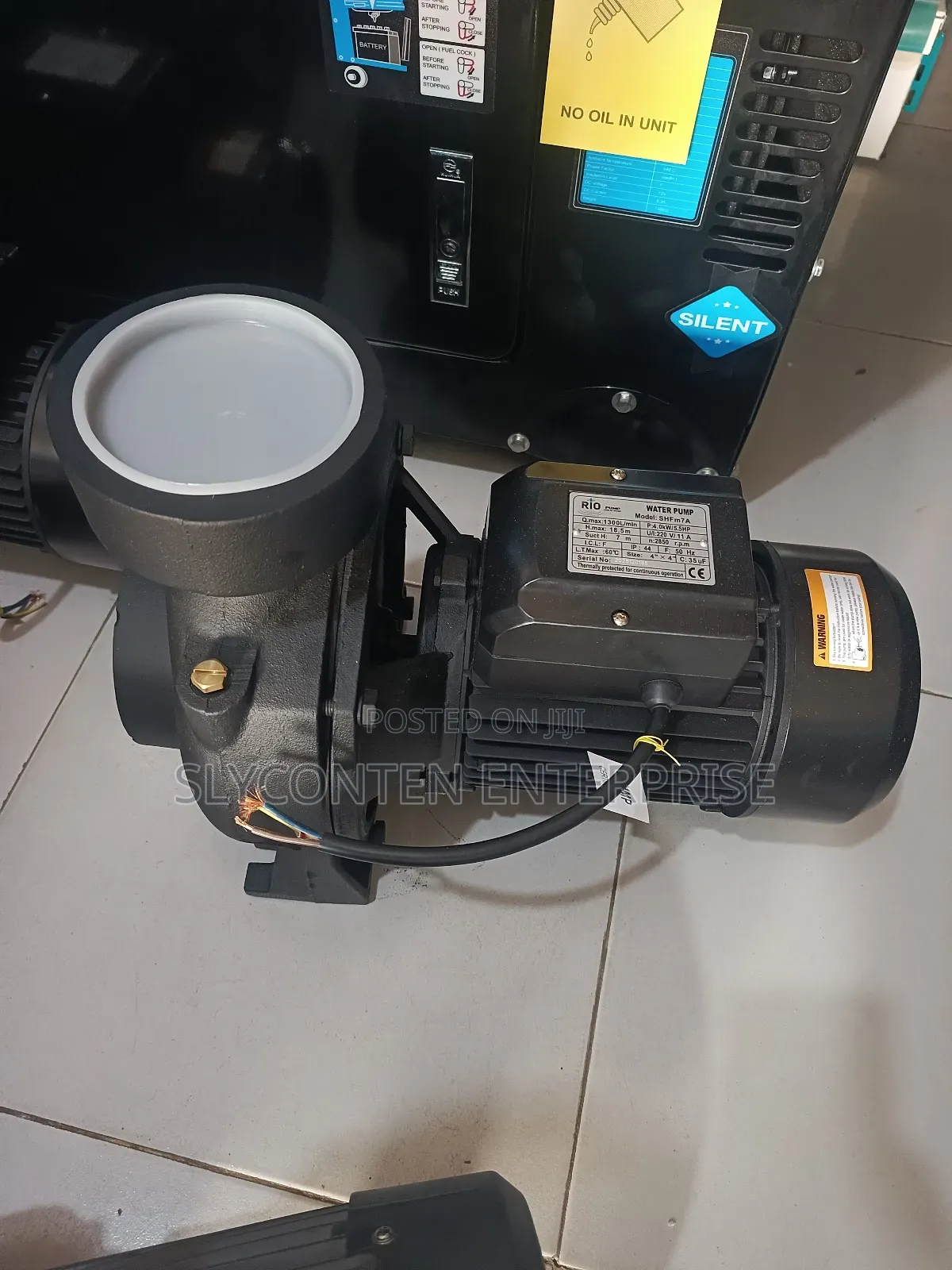 4hp Water Pump With 4"In Nd Out