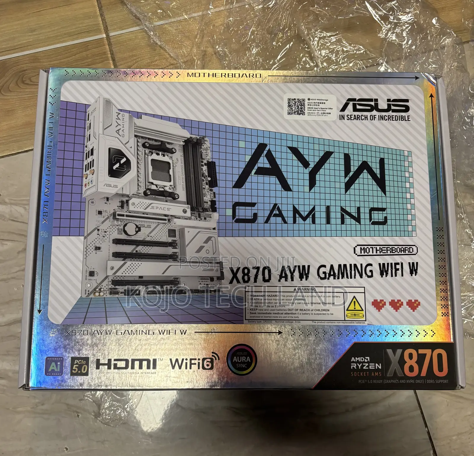 Ryzen 7 9850x3d Processor, Asus X870 Motherboard 32gb Ddr5