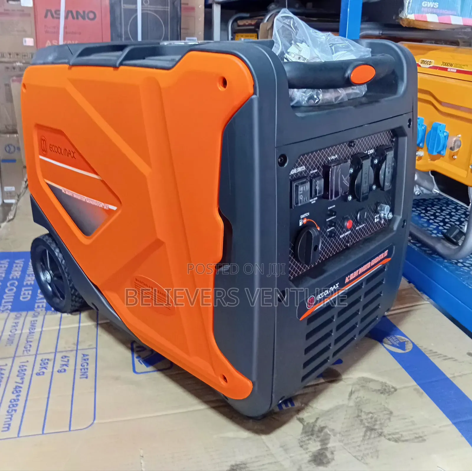Ecoolmax Inverter Generator 10kva Ecool-Max Genset [Inverter]