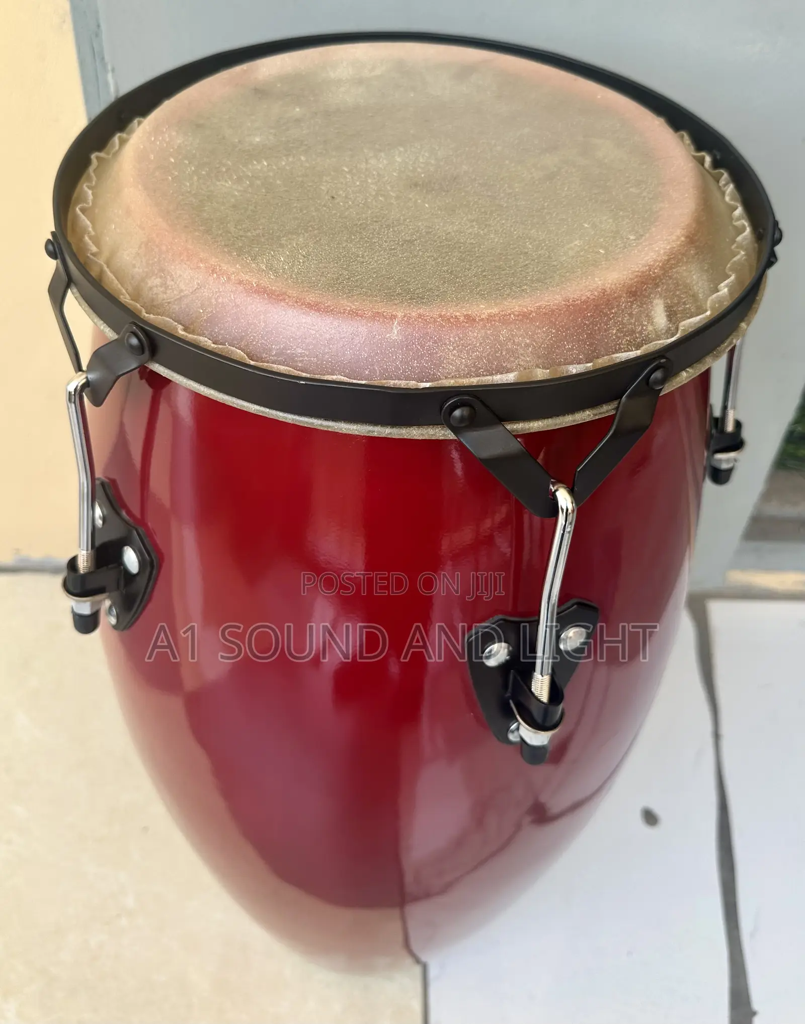 10 Inches Foreign Conga- Red