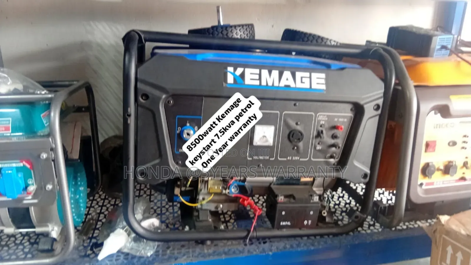 Kemage 7.5kva Petrol 8500wat Generator 7.5kva