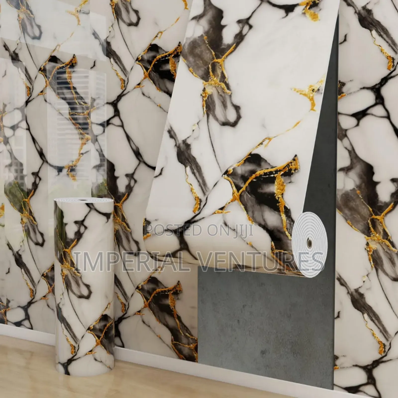 Wall Adhesive Marble Sheet Stickers