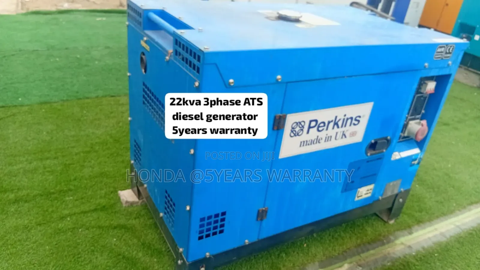 Soundproof Ats 22kva 3phase Perkins Generator 22kva