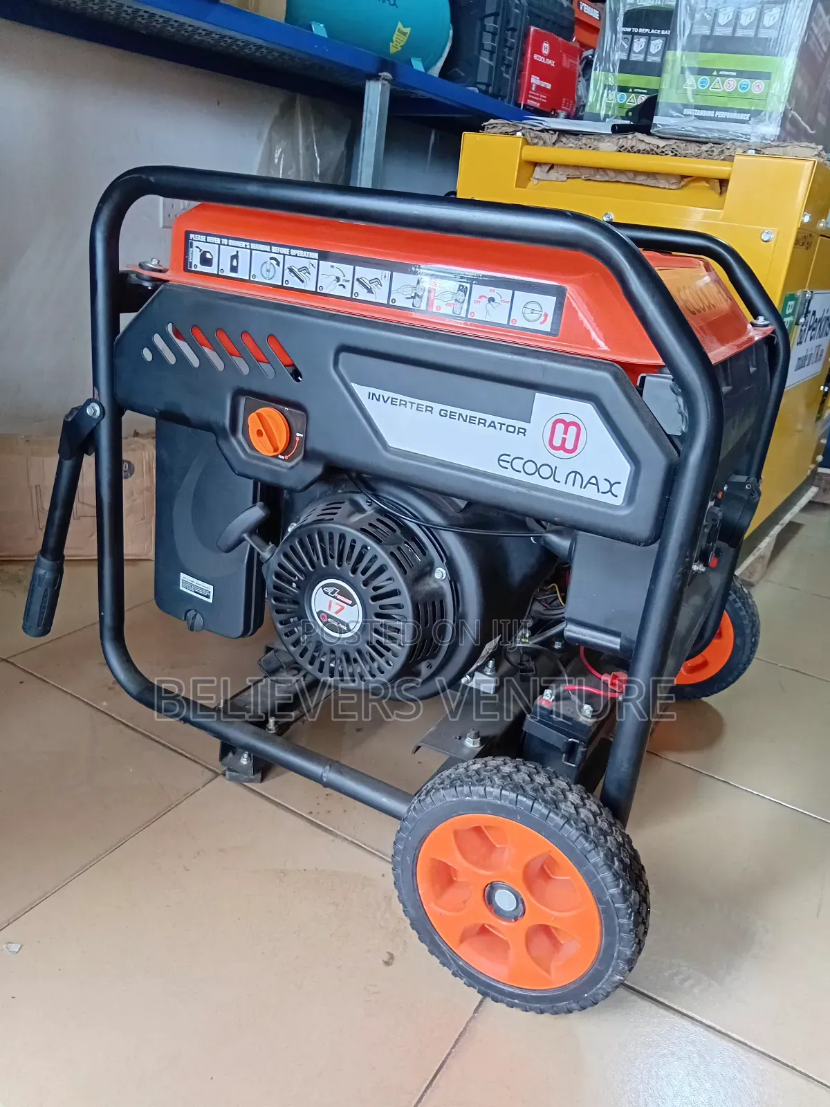 Inverter Generator Ecoolmax 12kva Backup Powered