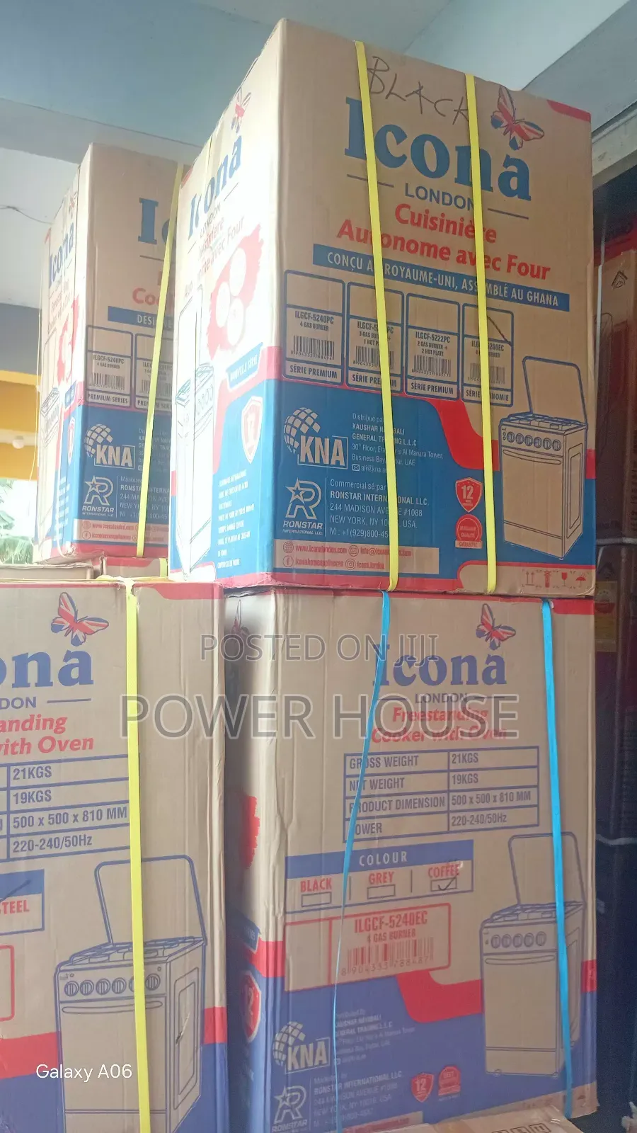 Reliable Icona London 4 Burner Gas Cooker