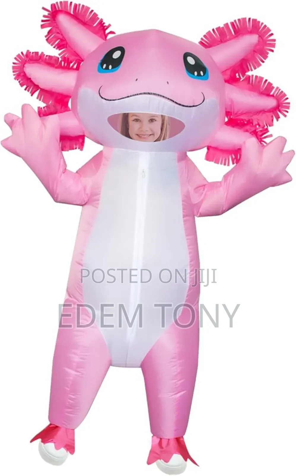 Stegosaurus Inflatable Axolotl Costume for Kids Blow Up Costume