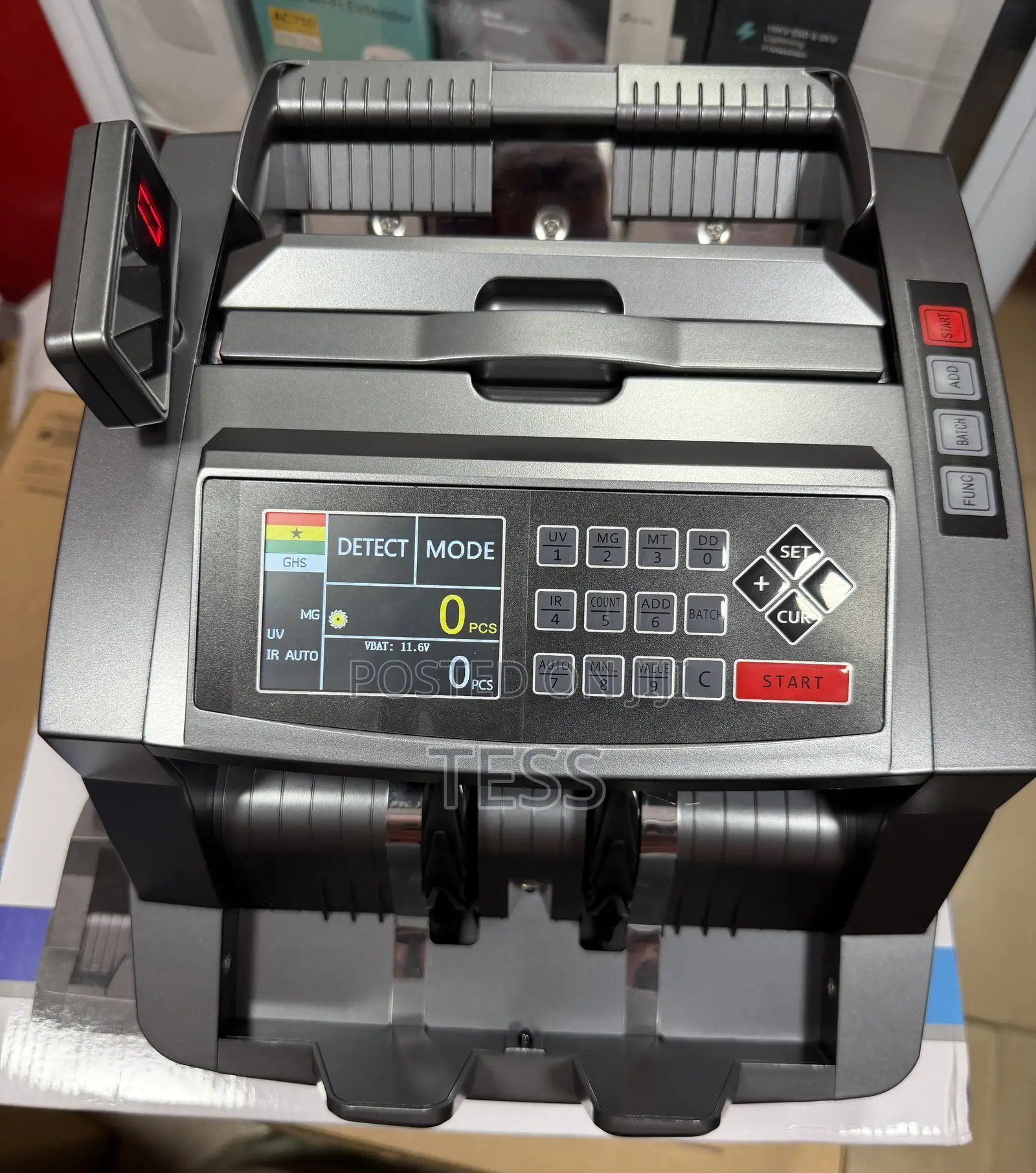 Mix Value Money Counting Machine With Backup Battery