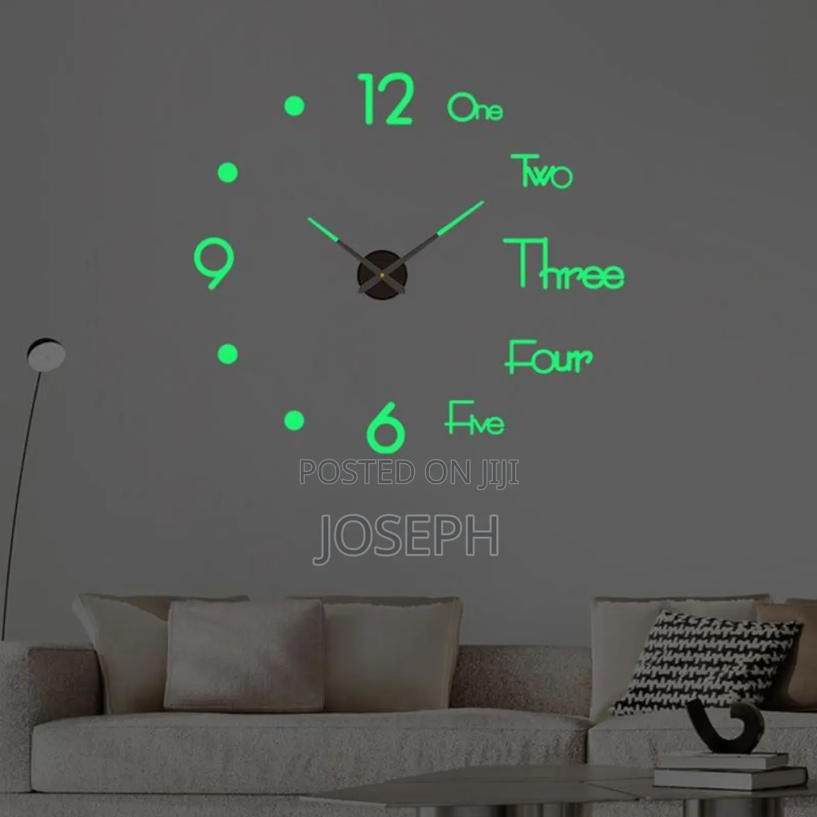 Glow in Dark Clock Green