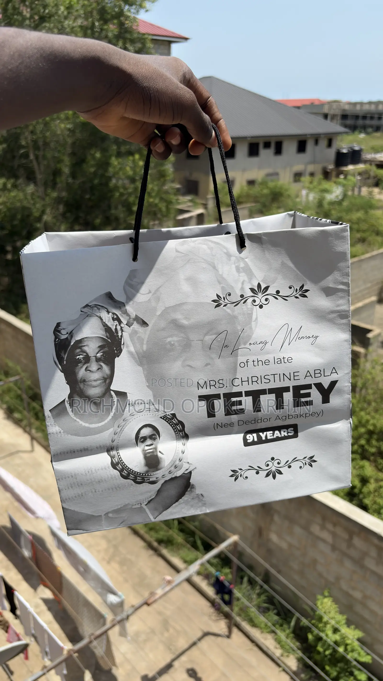 Funeral Kraft Bags