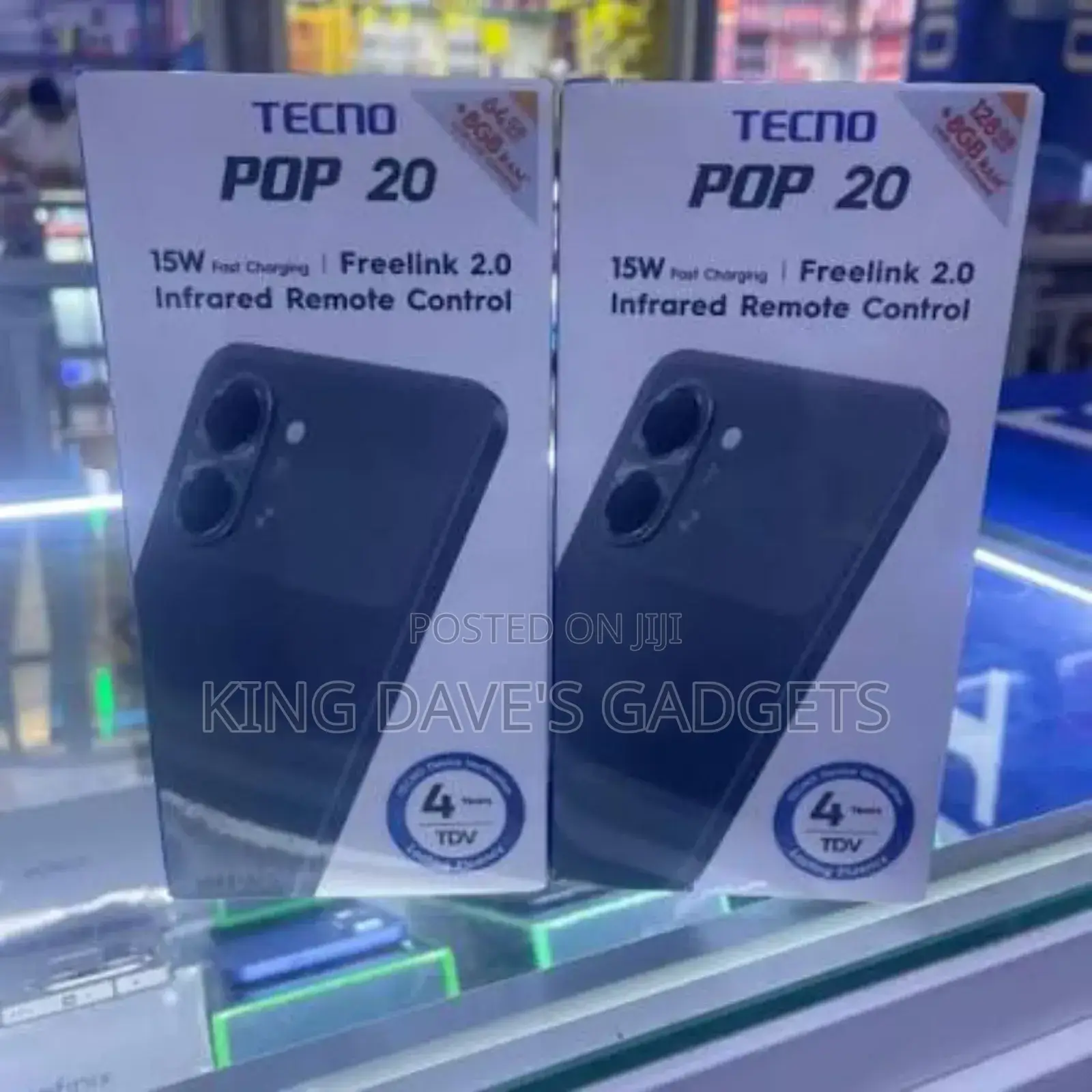New Tecno Pop 20 64 GB Black
