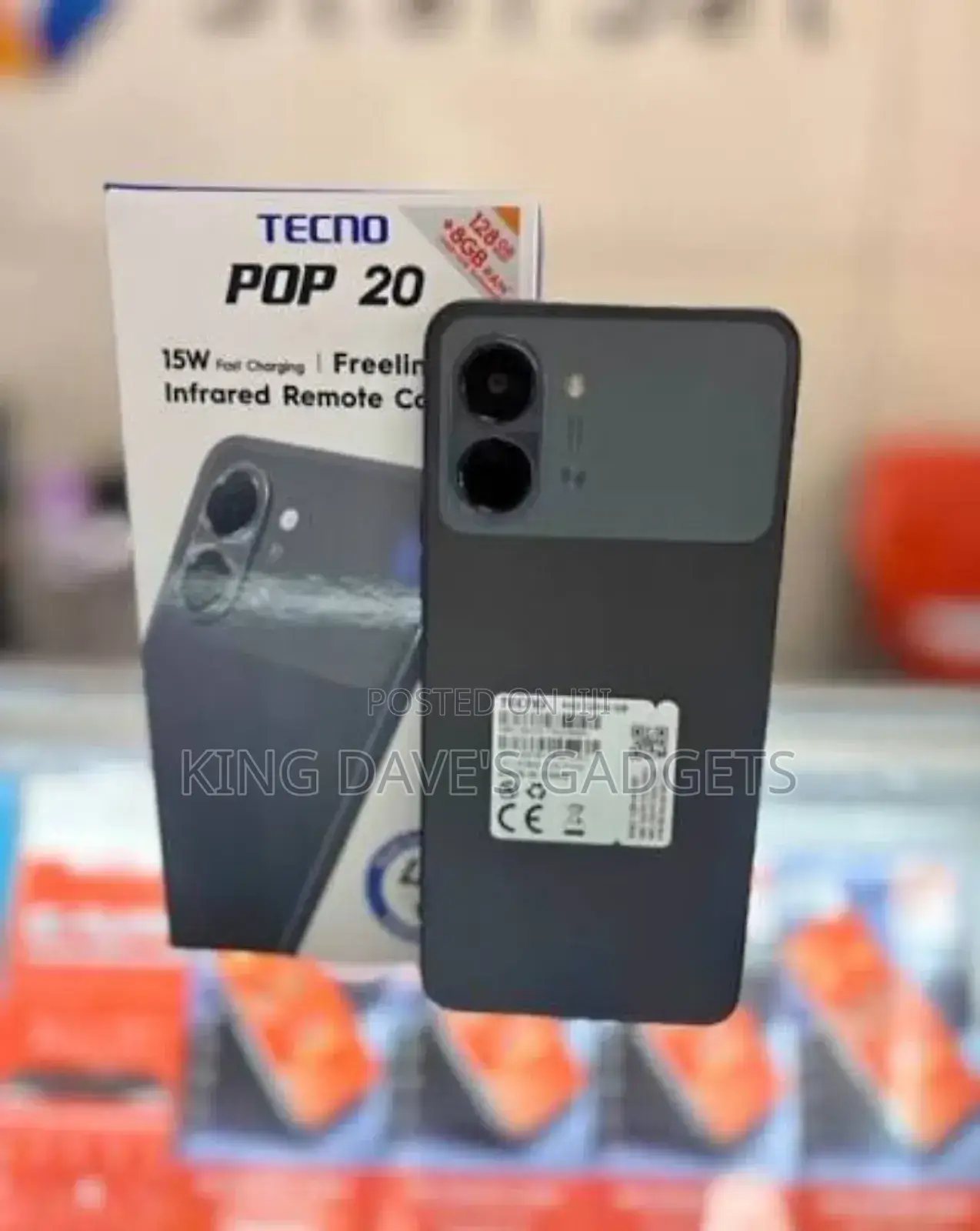 New Tecno Pop 20 64 GB Black