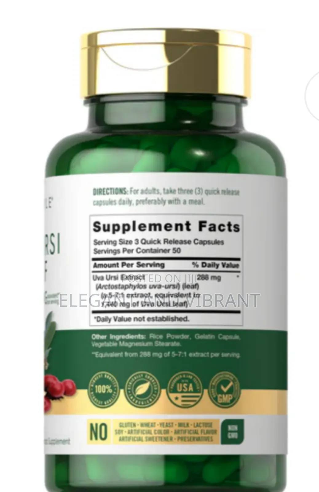 Uva Ursi | 150 Capsules