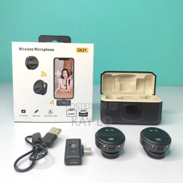 Magnetic Clip Lavalier Microphone For Vlogging
