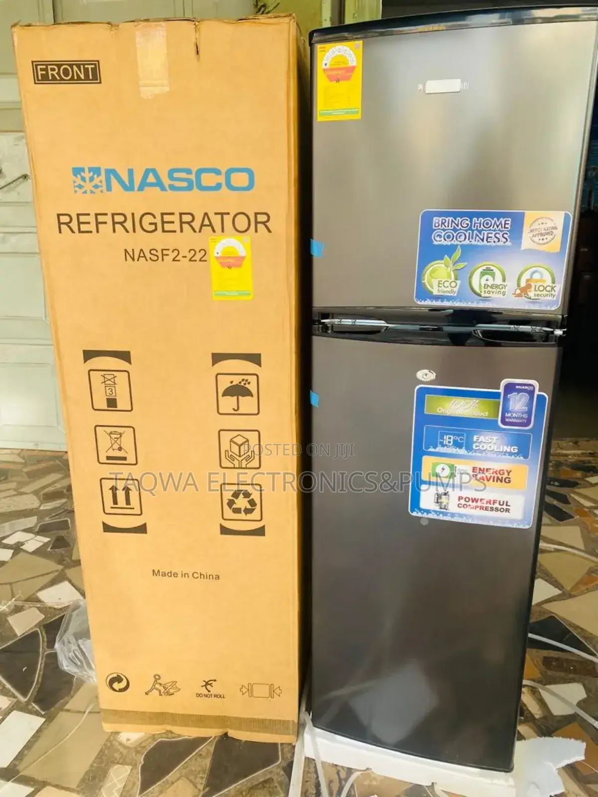 Nasco Fridge _(Nasf2-22) _165 Litres