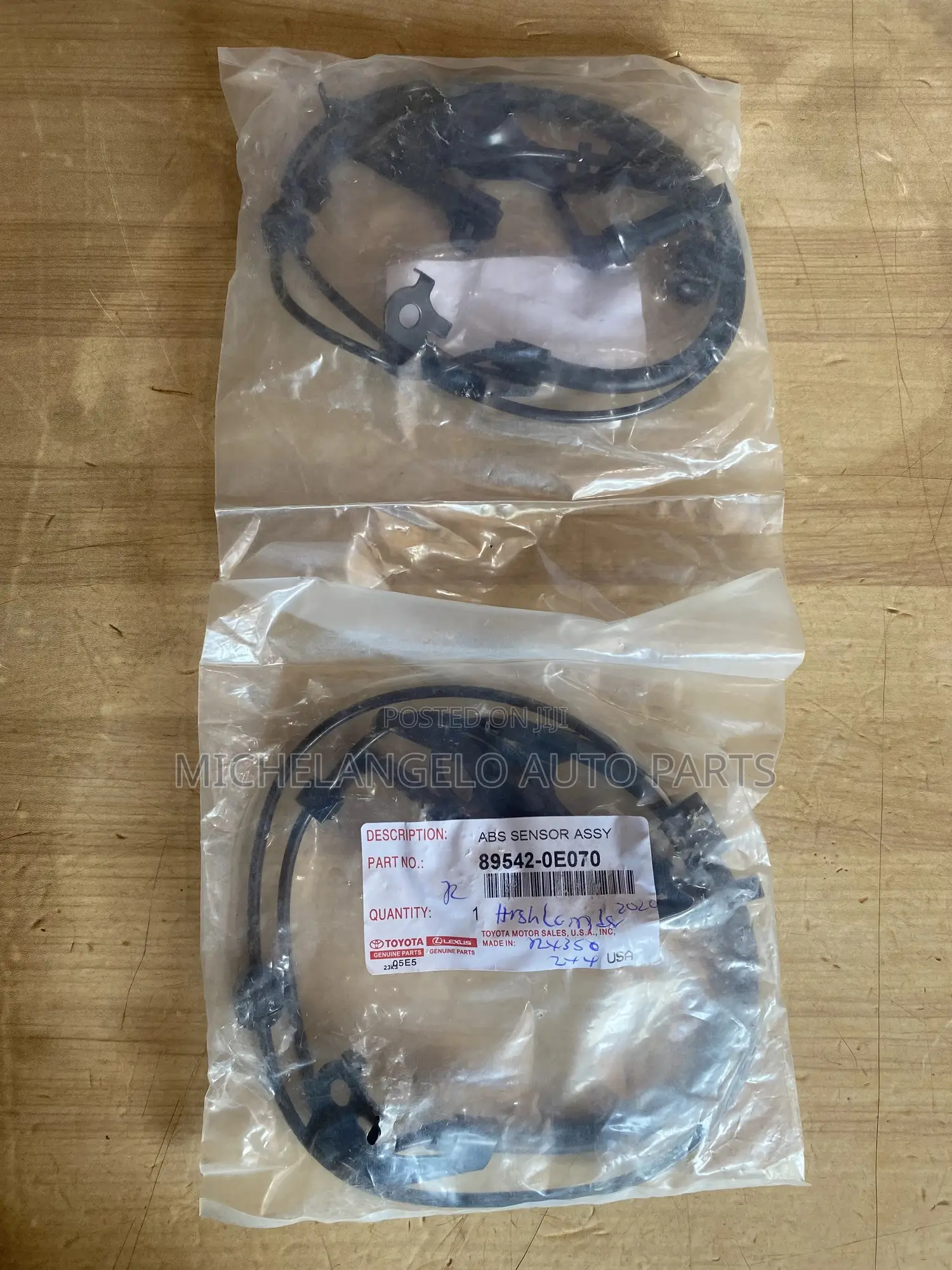 Front Speed Sensor Toyota Highlander 2020 - 2025