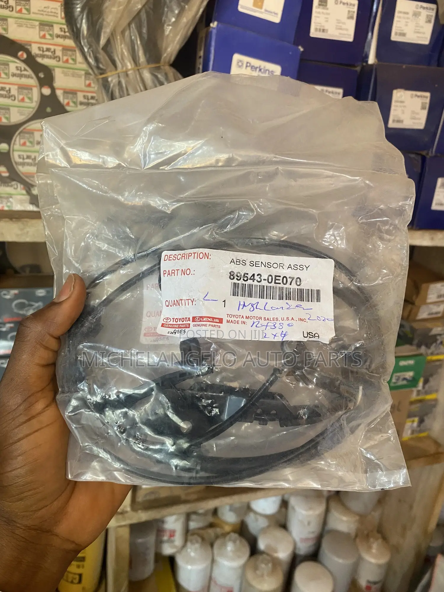 Front Speed Sensor Toyota Highlander 2020 - 2025