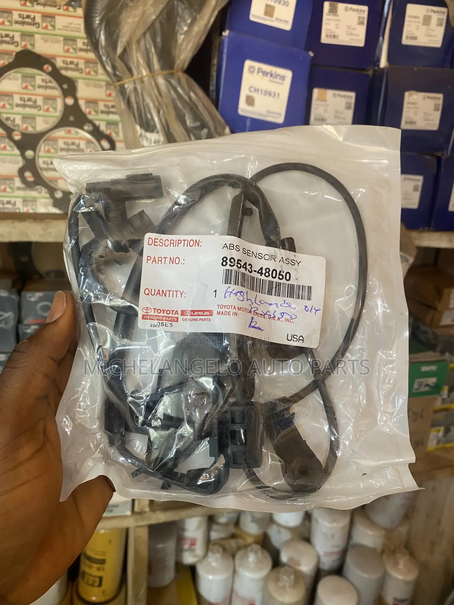 Front Speed Sensor Toyota Highlander 2010 - 2018